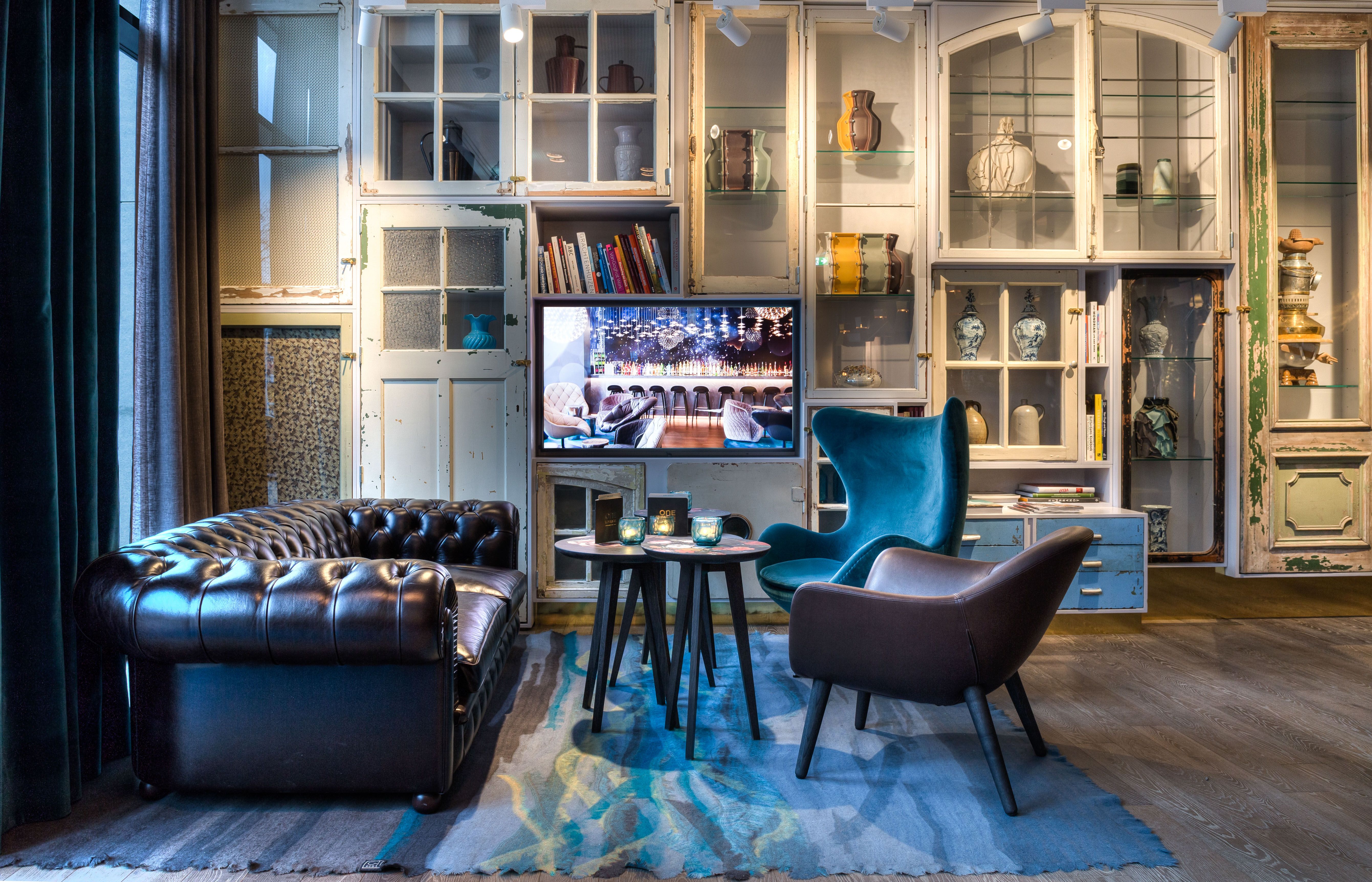 Design Hotel Amsterdam-Waterlooplein Motel One Loungebereich