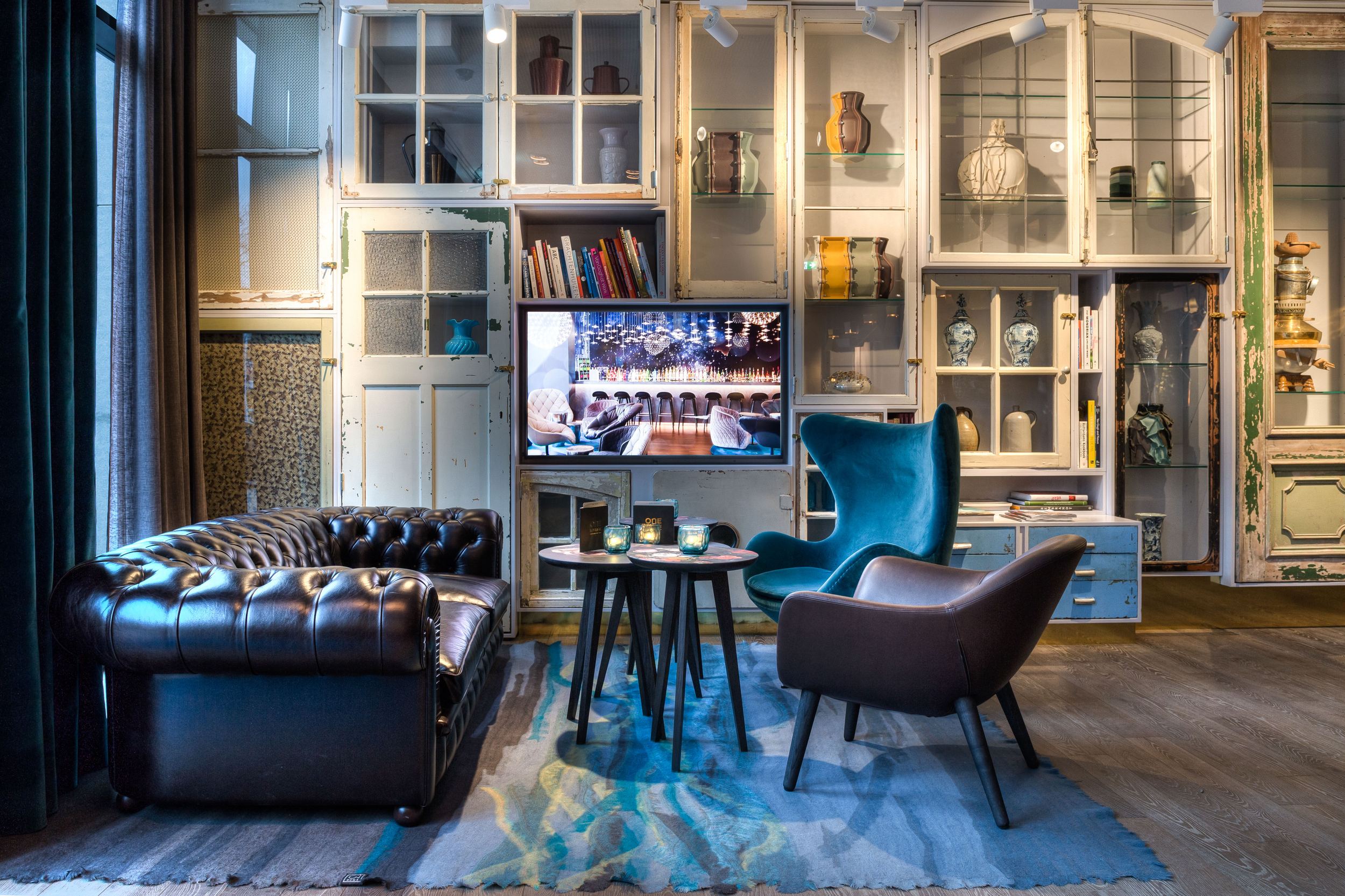 Design Hotel Amsterdam-Waterlooplein Motel One Loungebereich