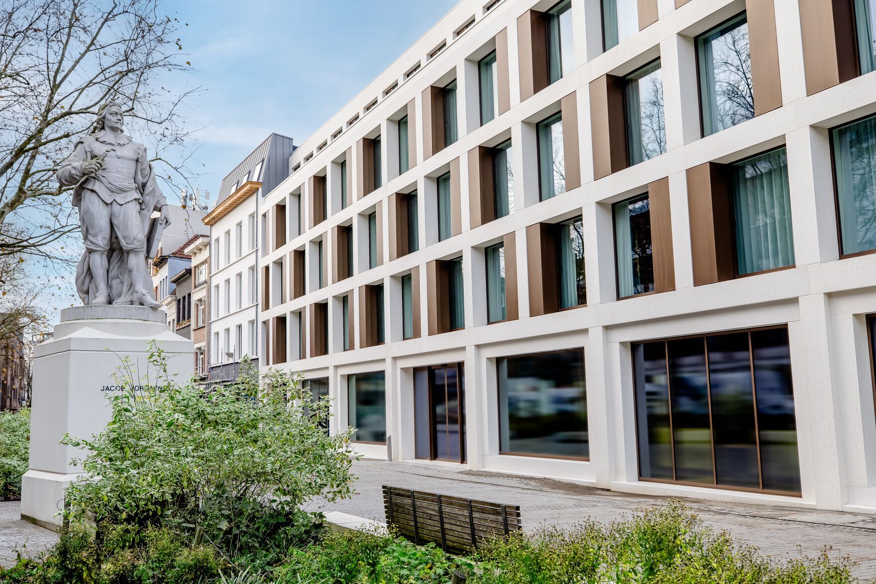 Hotel Antwerpen Motel One Fassade