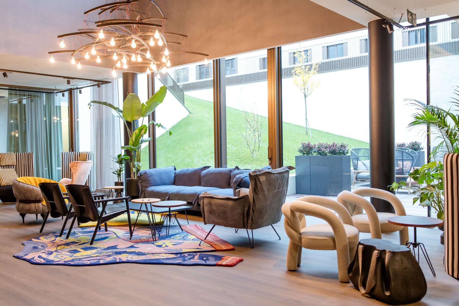 Hotel Antwerpen Motel One Lounge