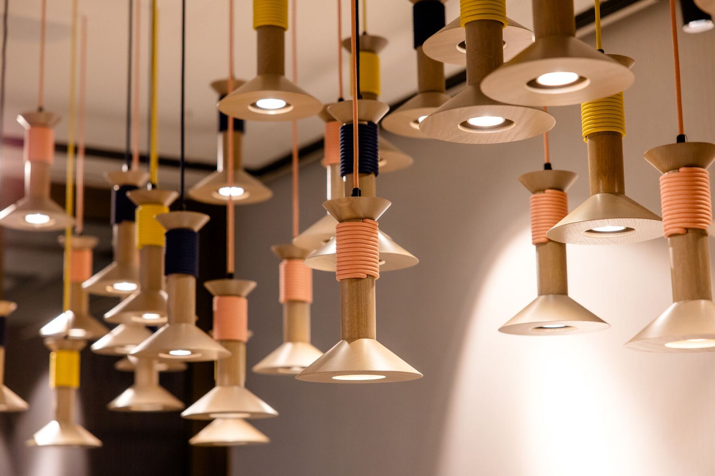 Designhotel Antwerpen Motel One Innenbereich Deckenlampen