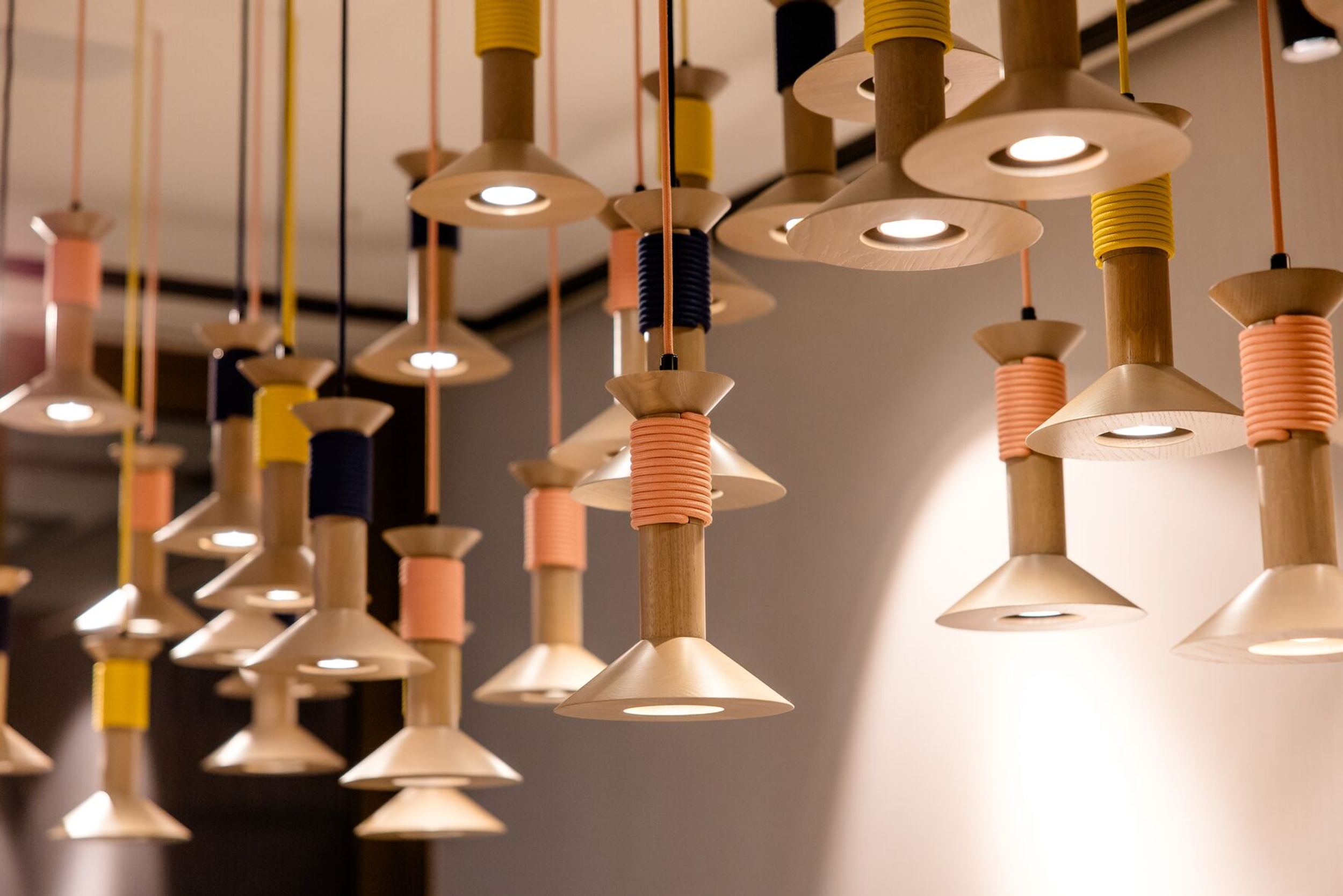 Designhotel Antwerpen Motel One Innenbereich Deckenlampen