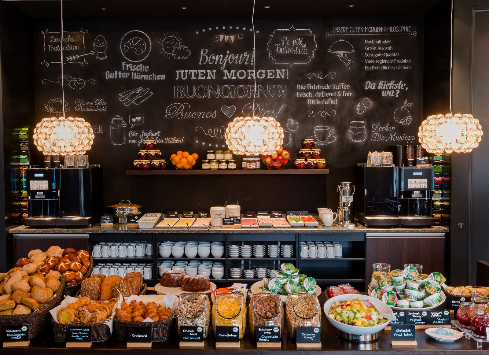 Hotel Berlin Bellevue Motel One Frühstücksbuffet