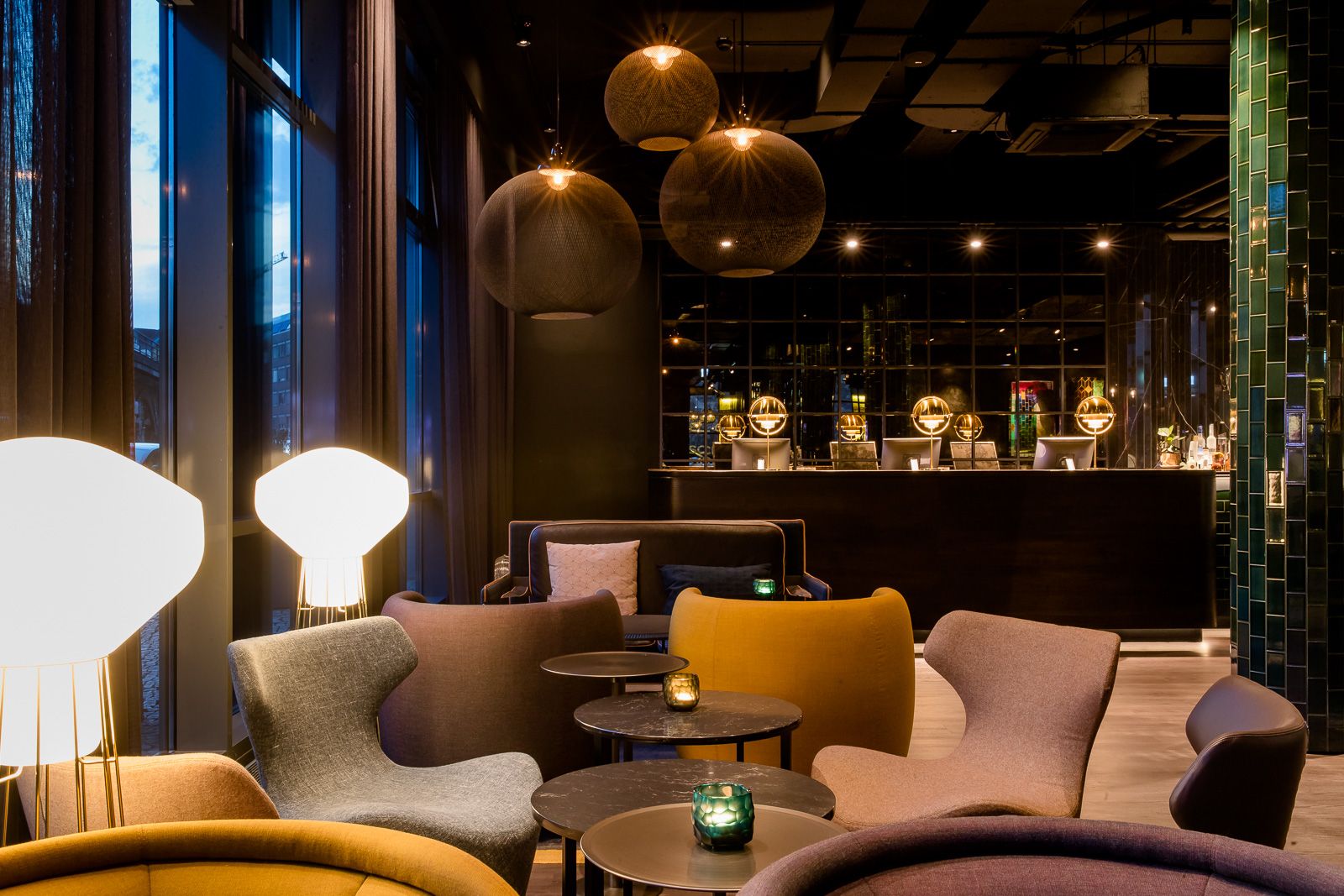 Hotel Berlin Hackescher Markt Motel One Rezeption und Lounge