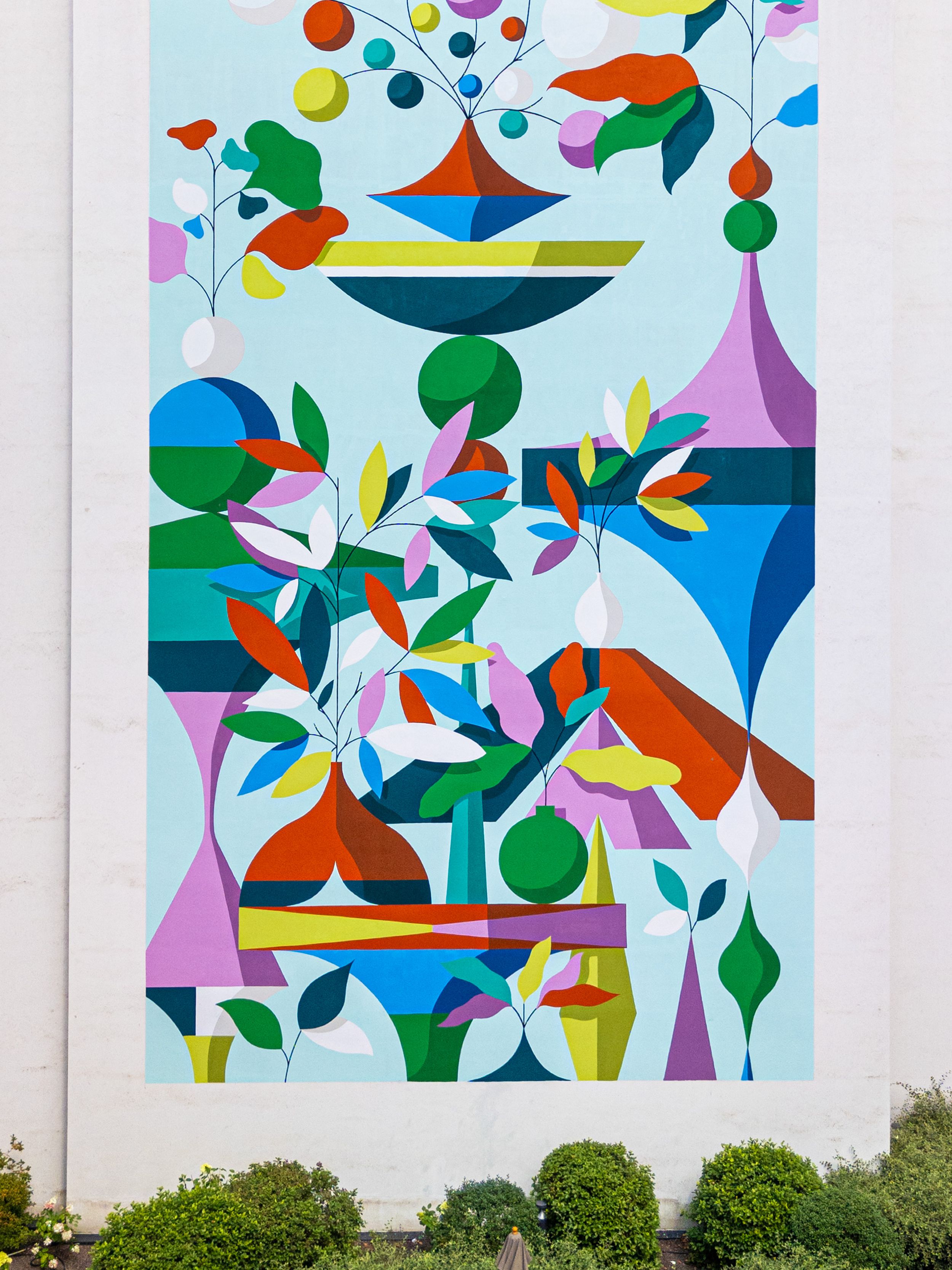 Hotel Brüssel Motel One Wandbild Fassade