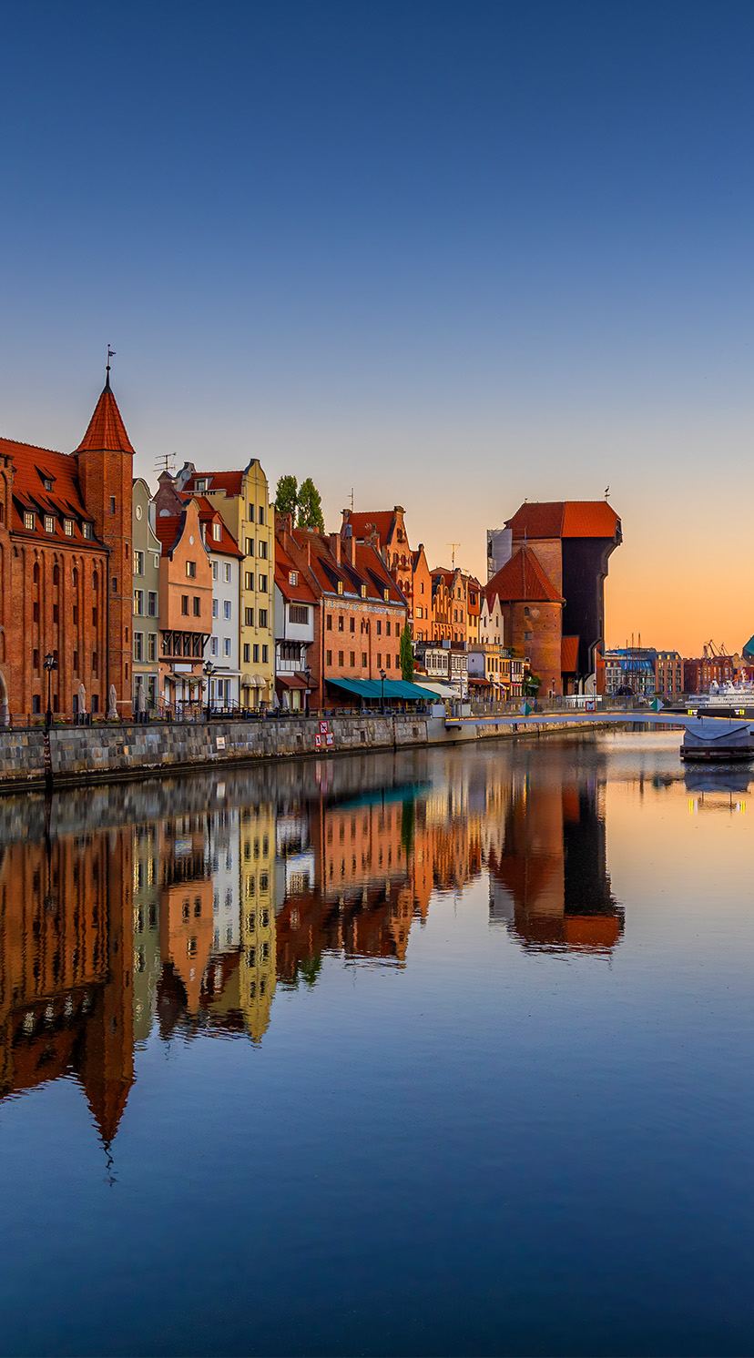 Danzig Stadtaussicht Danzig Stadtaussicht