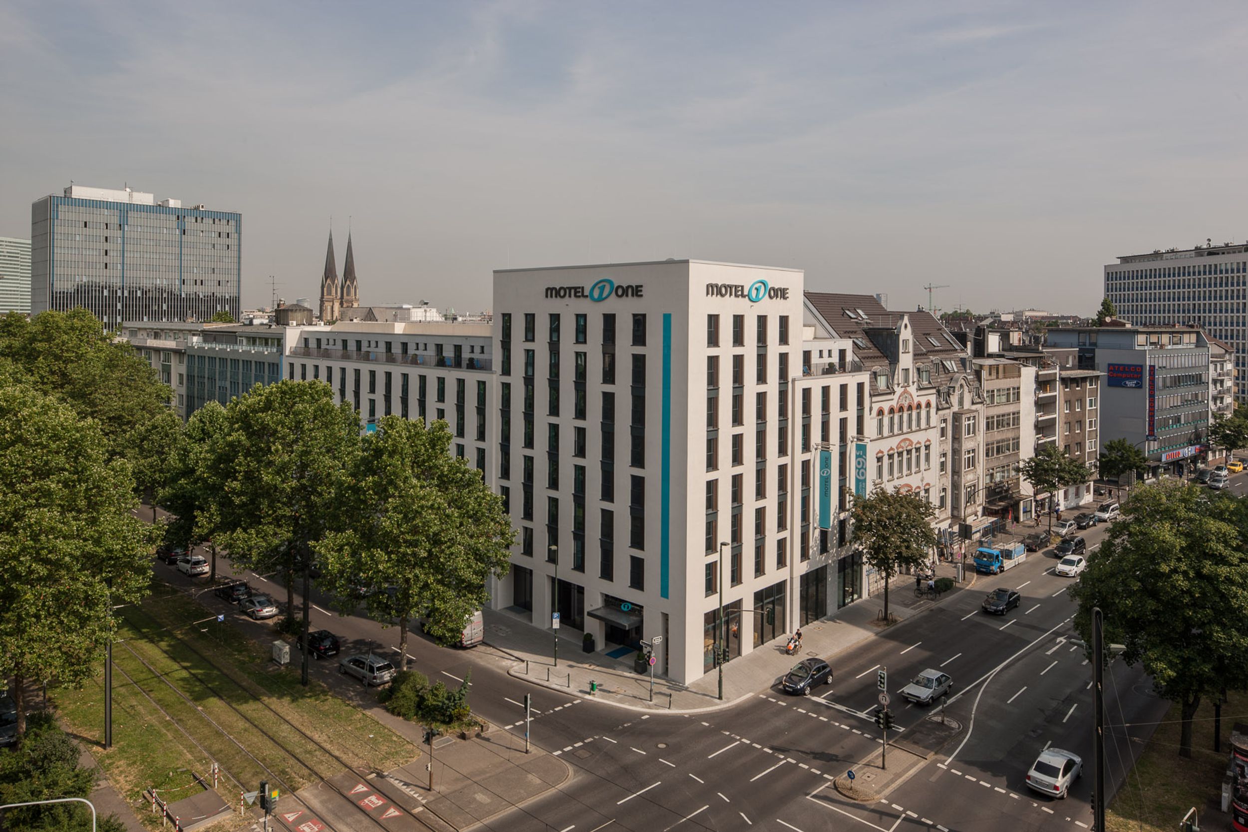Hotel Düsseldorf Hauptbahnhof Motel One Fassade
