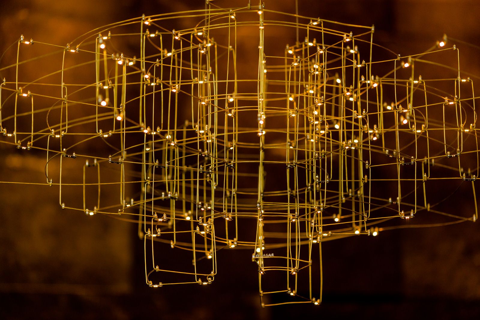 Hotel Glasgow Motel One Nahaufnahme leuchtende Lampe