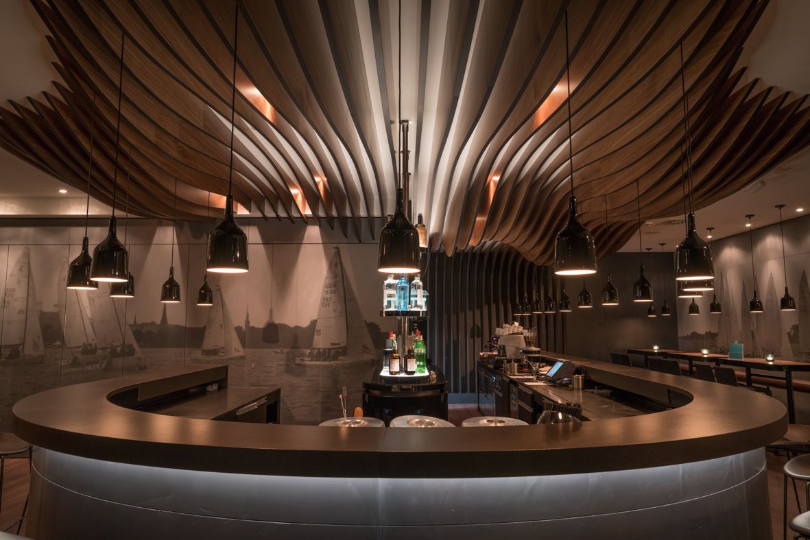 hotel Hamburg Alster round bar