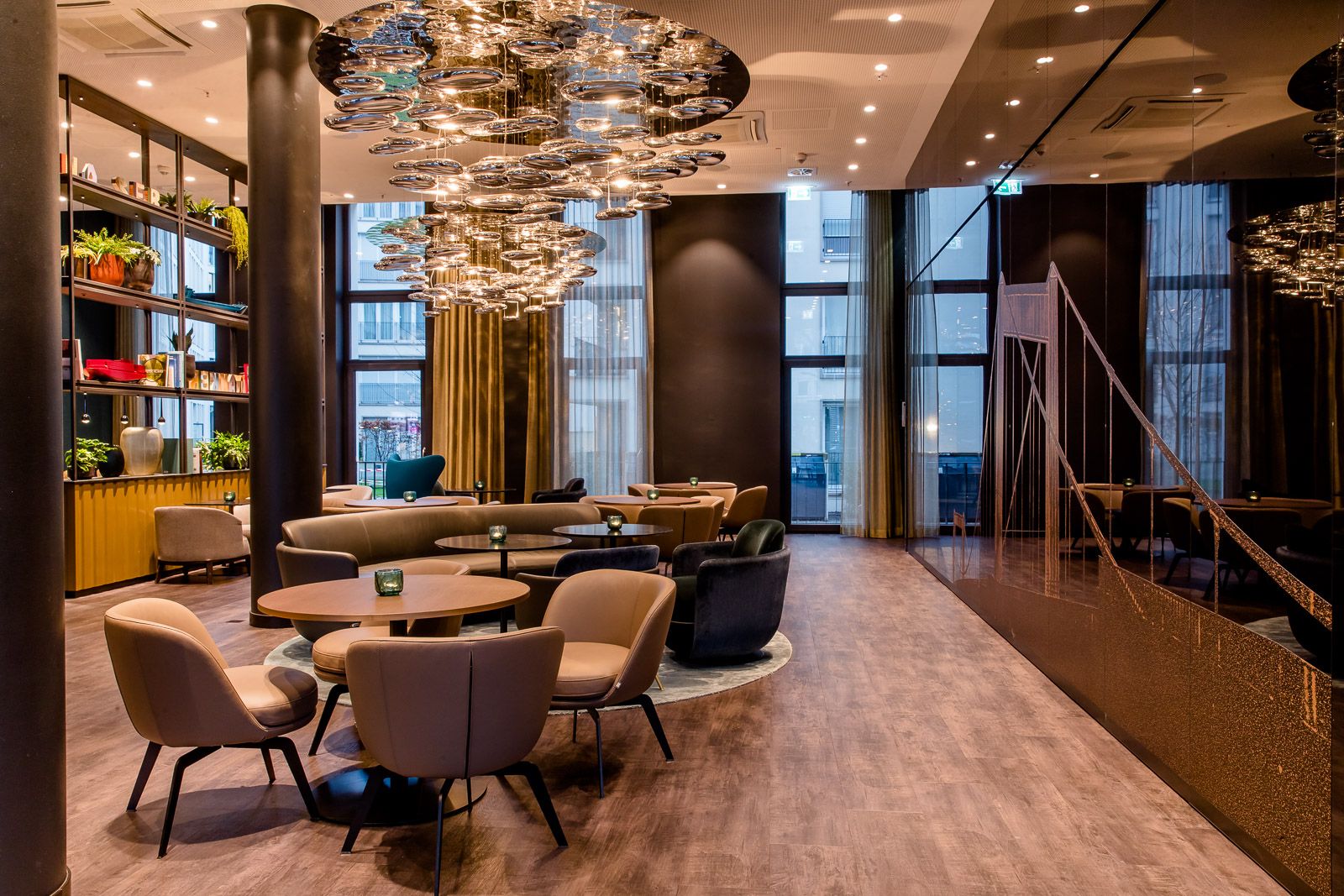 designhotel Cologne Altstadt Motel One lounge with seatings