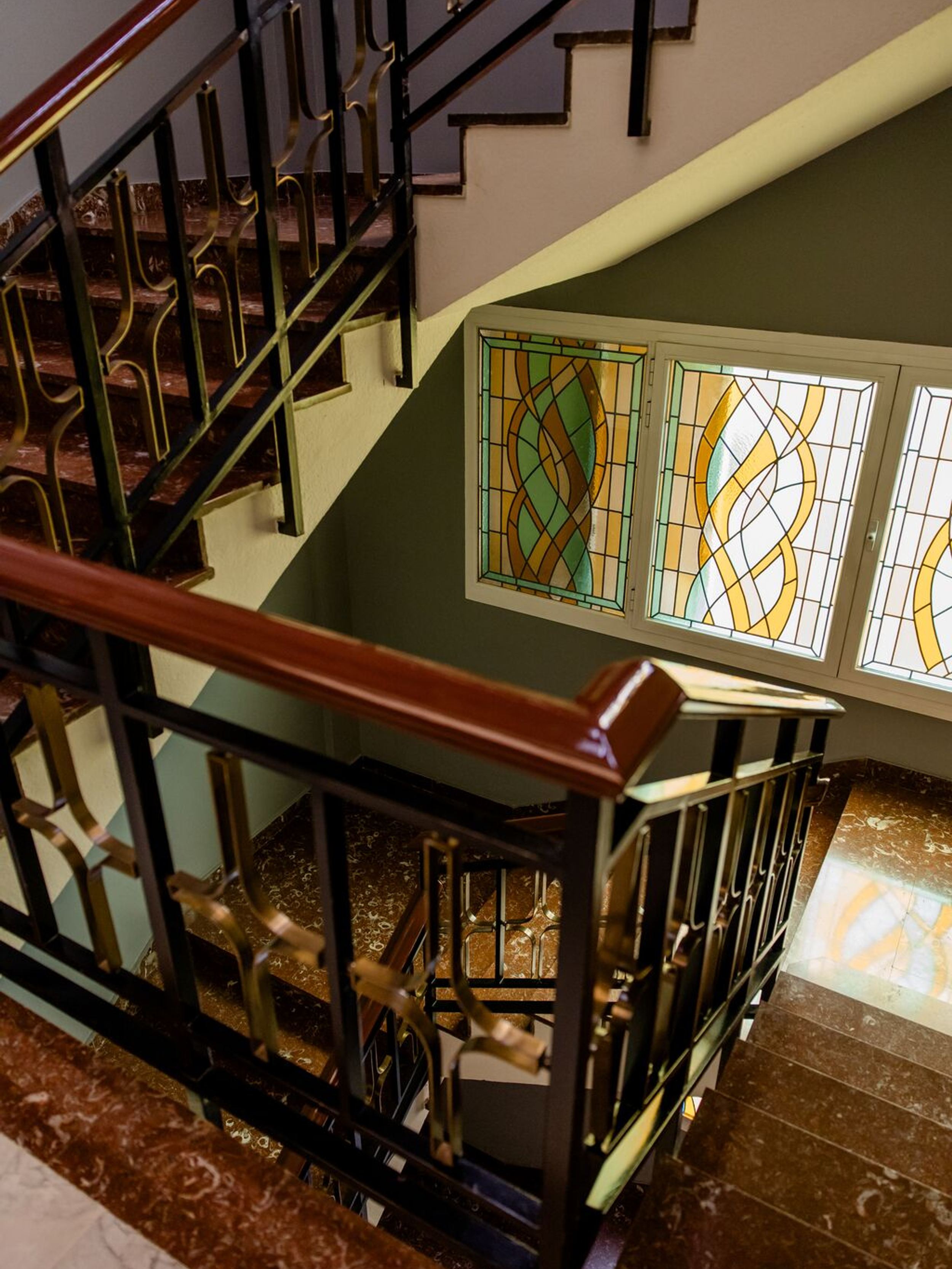 Designhotel Madrid Plaza de España Motel One Treppenhaus