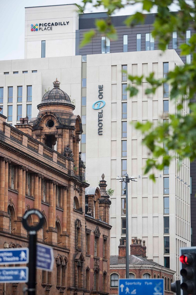 Hotel Manchester Piccadilly Motel One Gebäude von außen