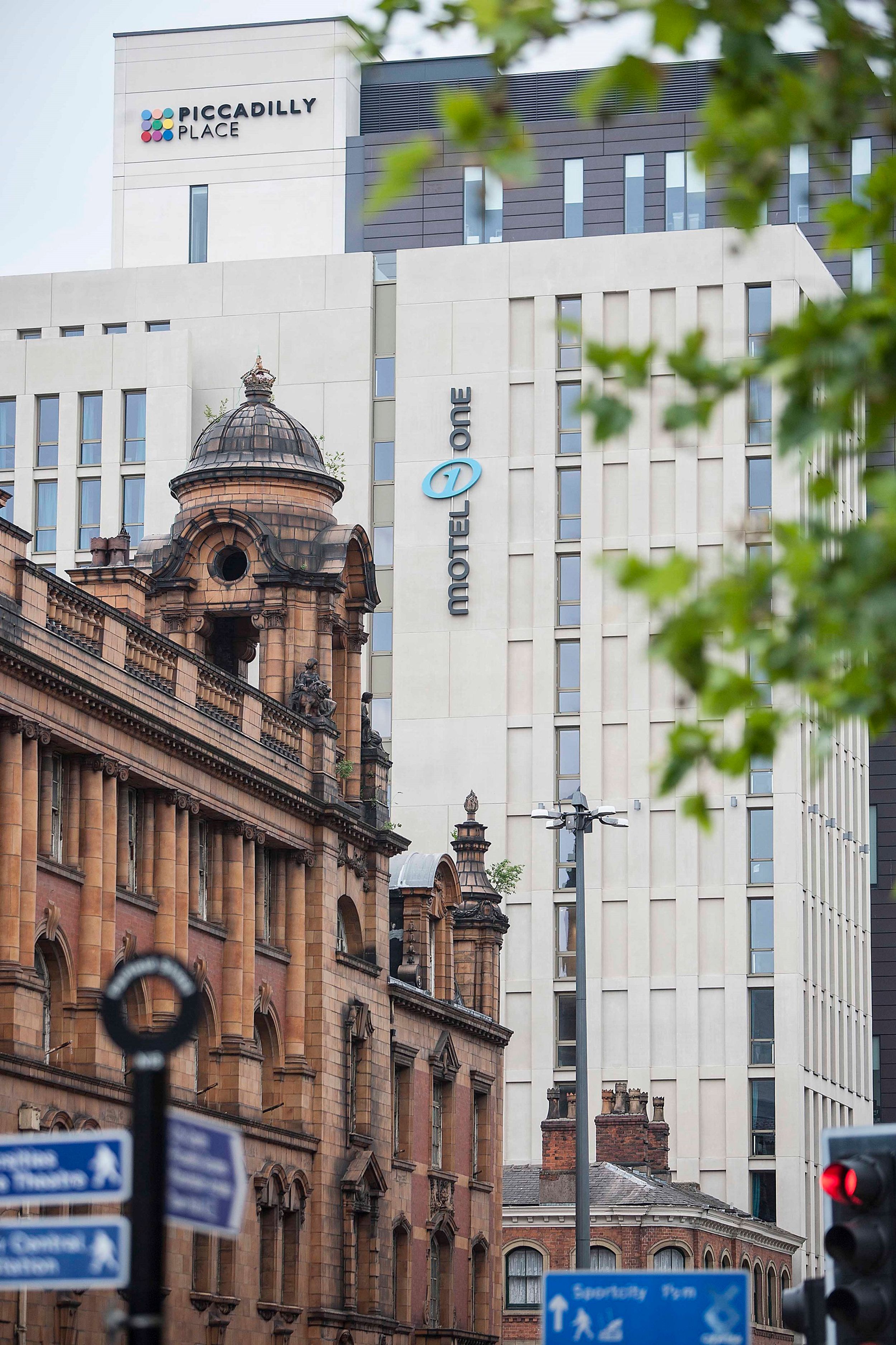 Hotel Manchester Piccadilly Motel One Gebäude von außen