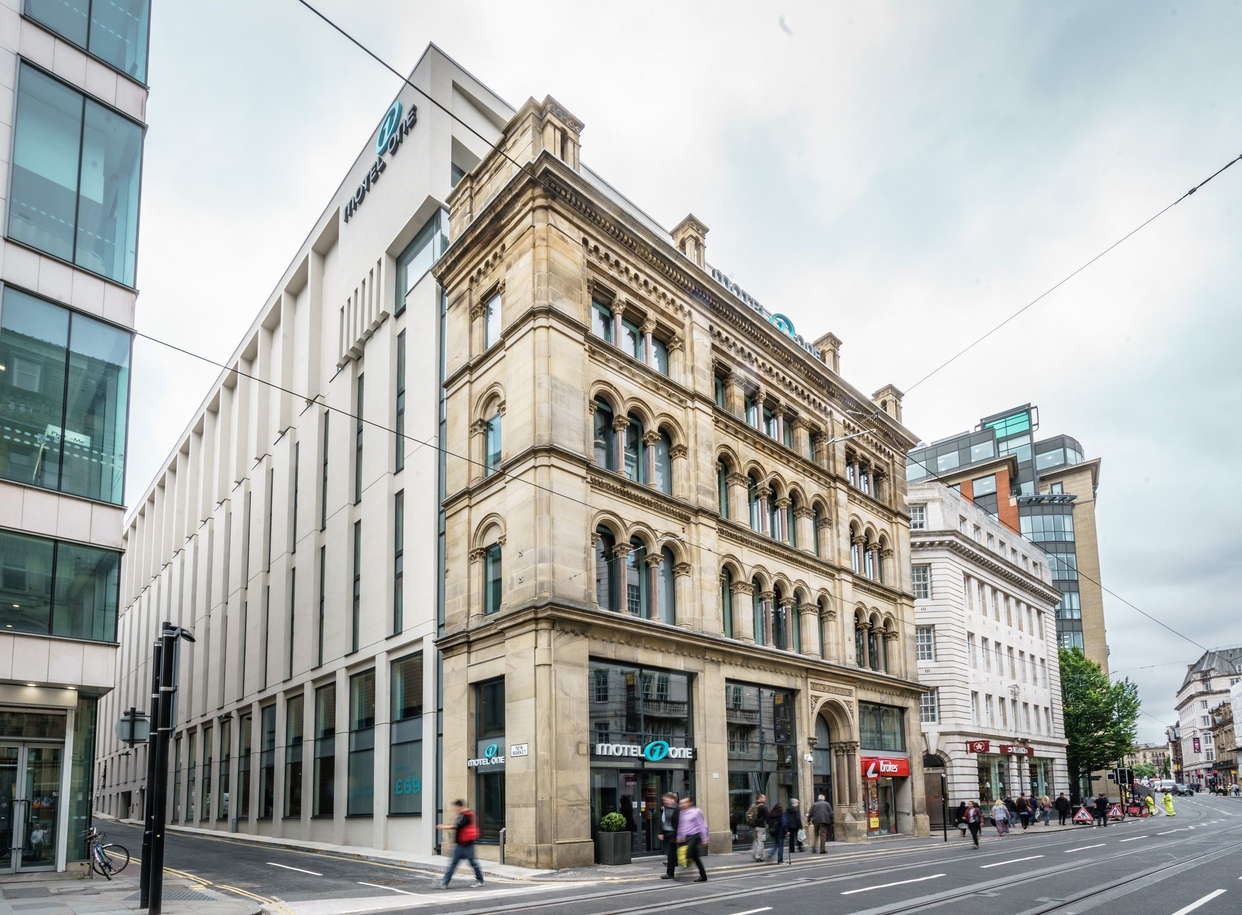 Designhotel Manchester Royal Exchange Motel One Fassade