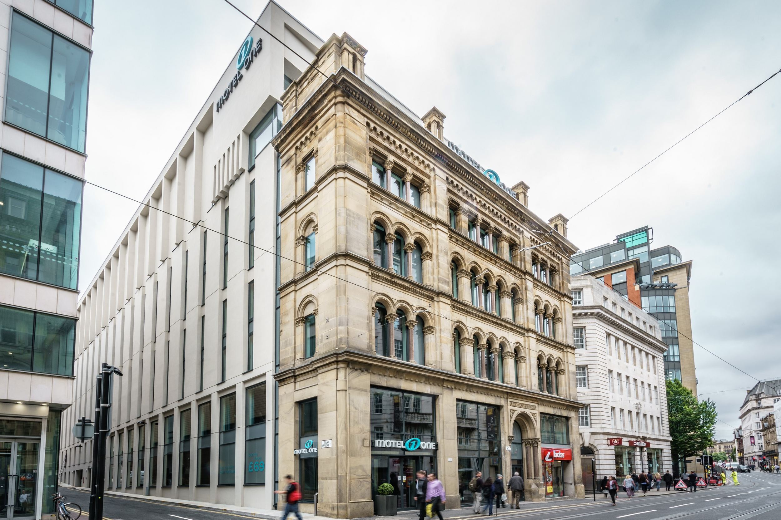 designhotel Manchester Royal Exchange Motel One facade
