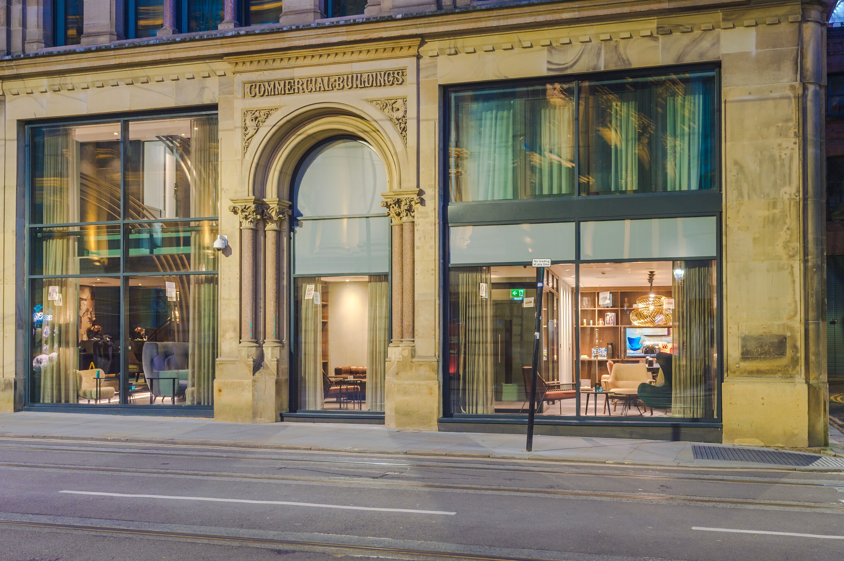 Hotel Manchester Royal Exchange Motel One Außenfassade