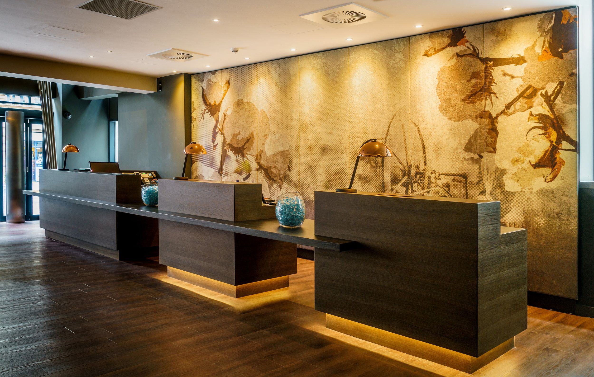 hotel Manchester Royal Exchange Motel One reception