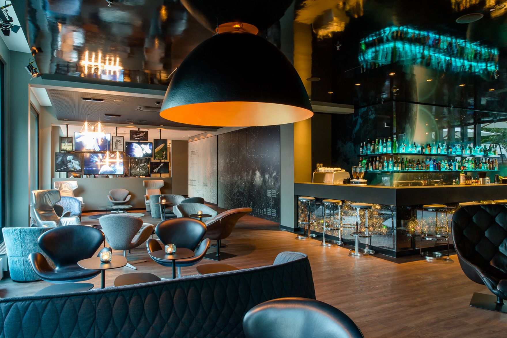 Design Hotel München Deutsches Museum Motel One Lounge und Bar