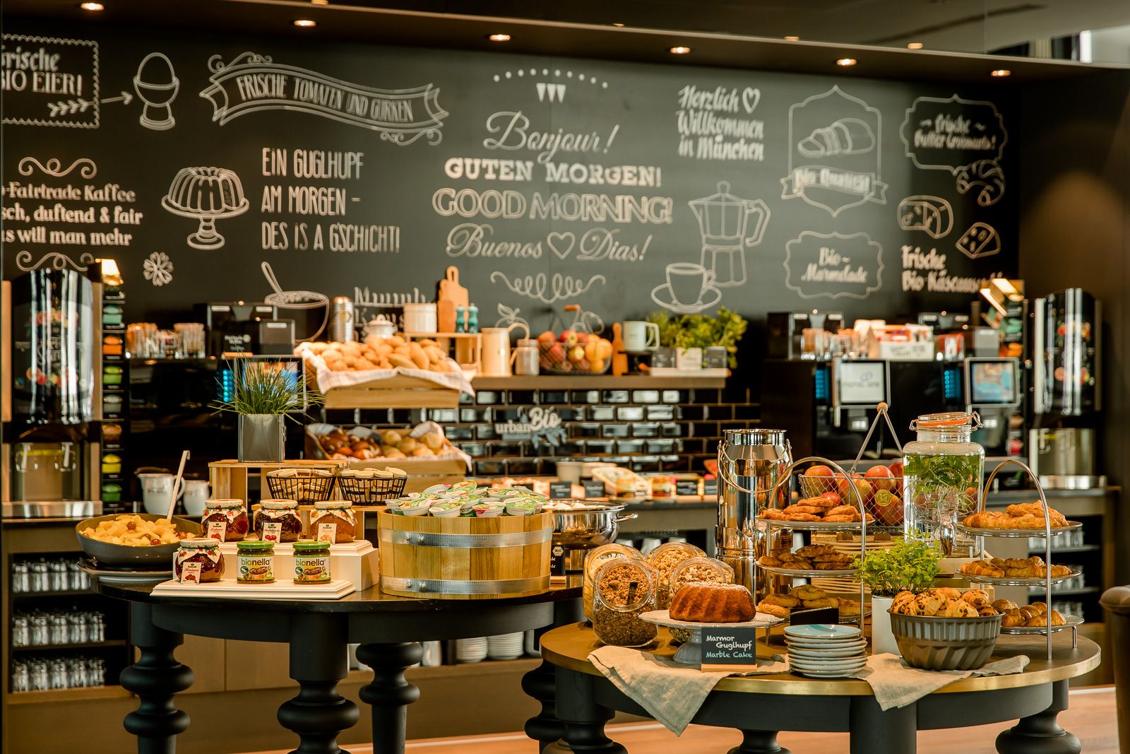 Hotel München Haidhausen Motel One Frühstücksbuffet