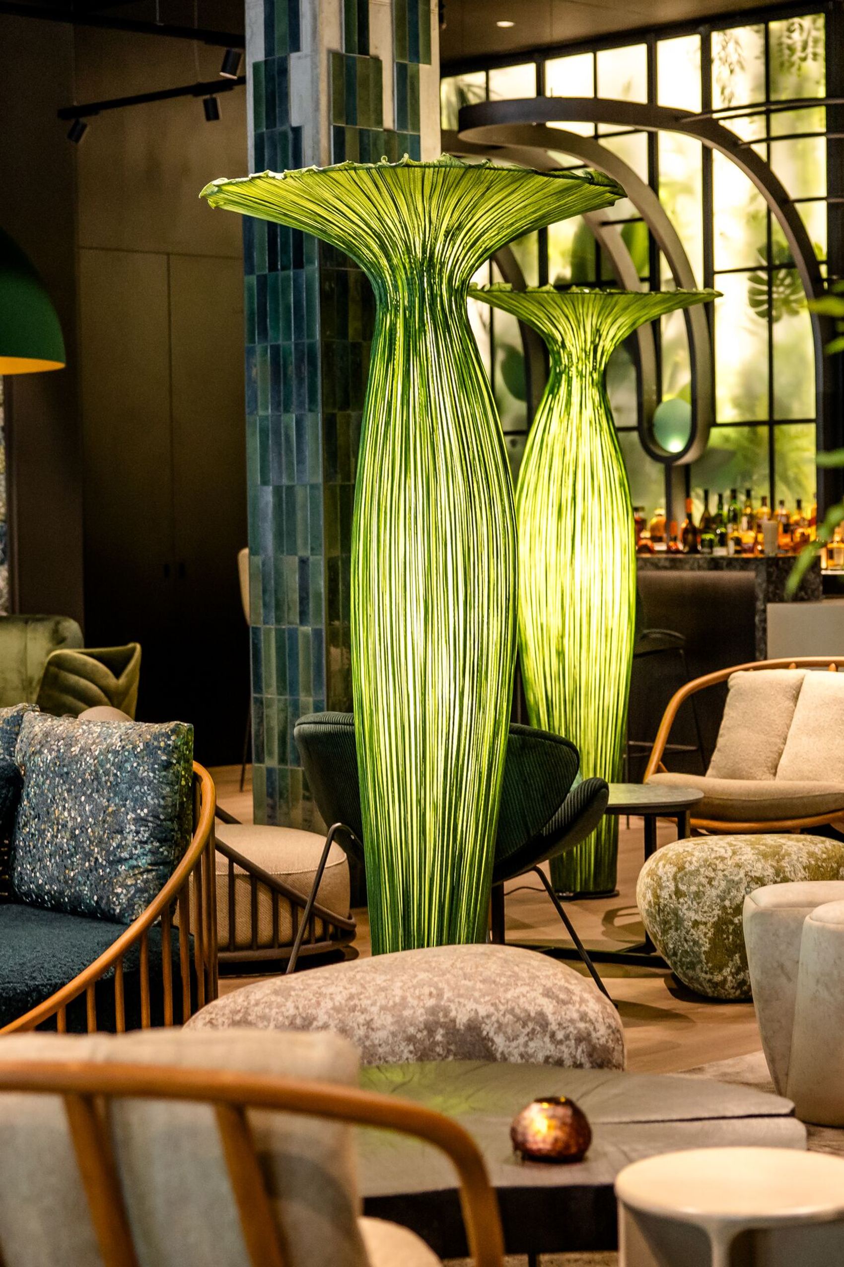 Hotel München Hauptbahnhof Motel One lichtdurchflutete Lounge