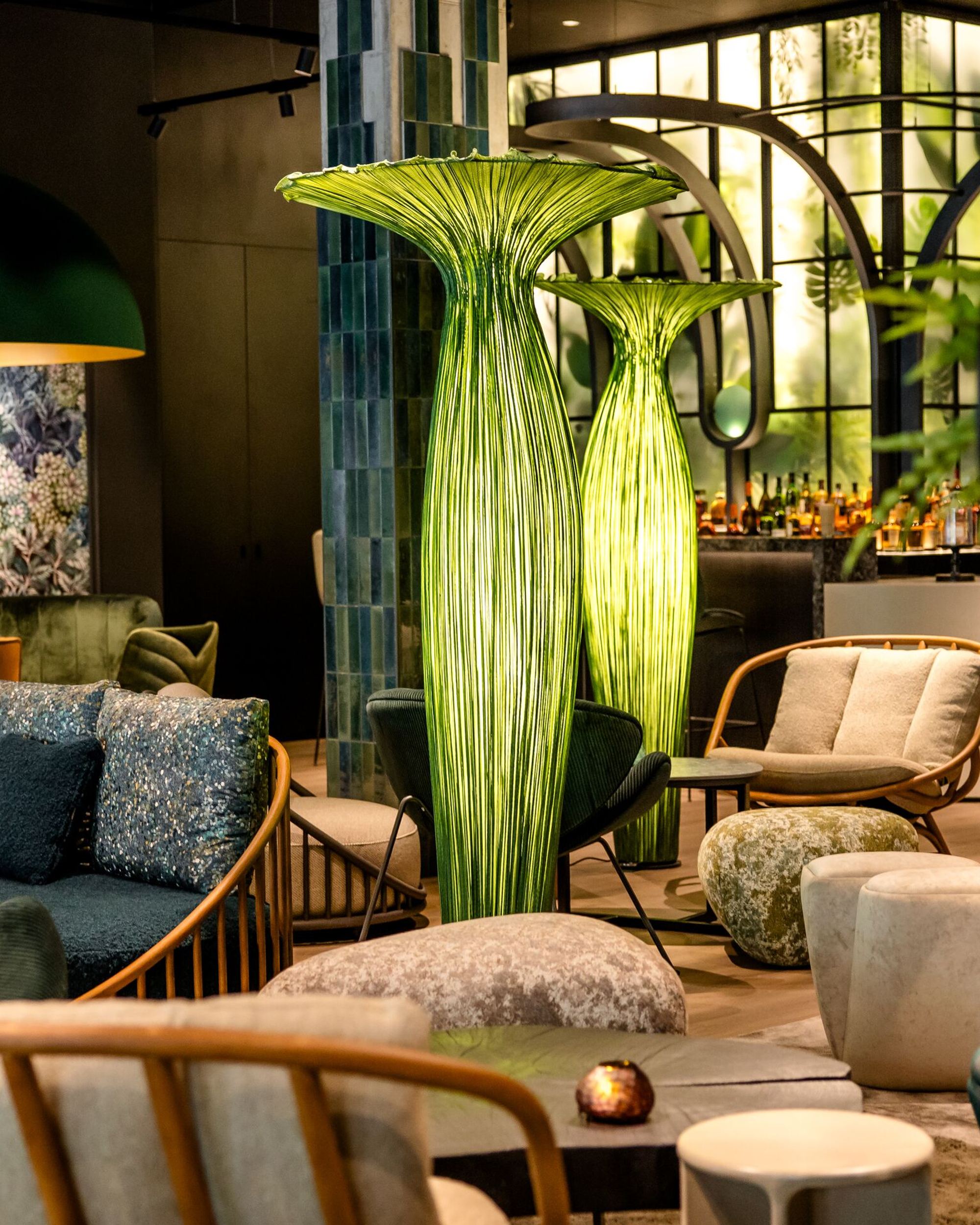 Hotel München Hauptbahnhof Motel One lichtdurchflutete Lounge
