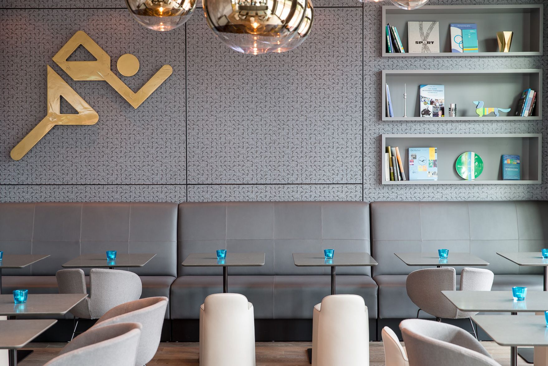 designhotel Munich Olympia Gate Motel One lounge with seating