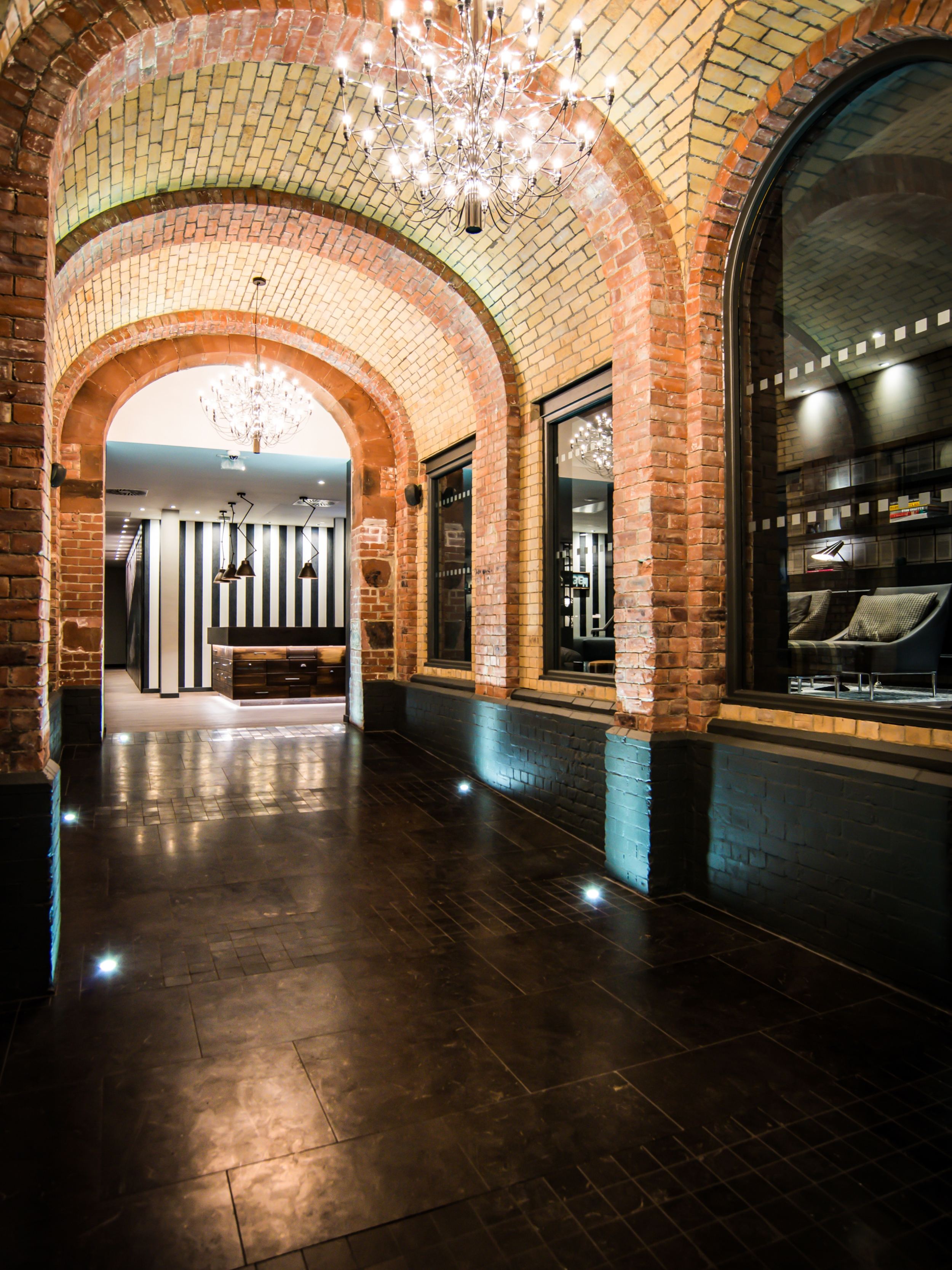 hotel Newcastle Motel One long walk to the hotel entrance