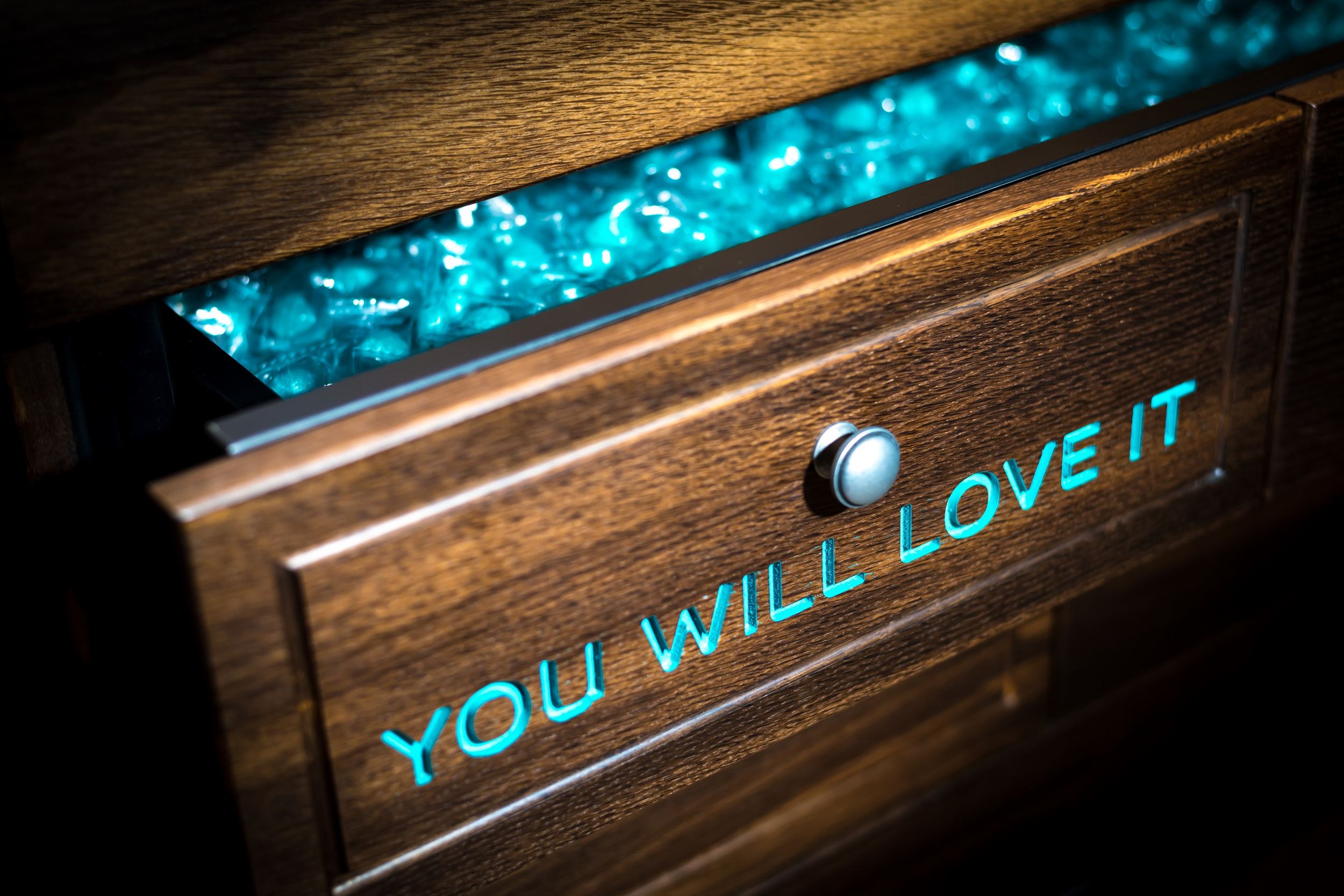 hotel Newcastle Motel One close-up of drawer with candy