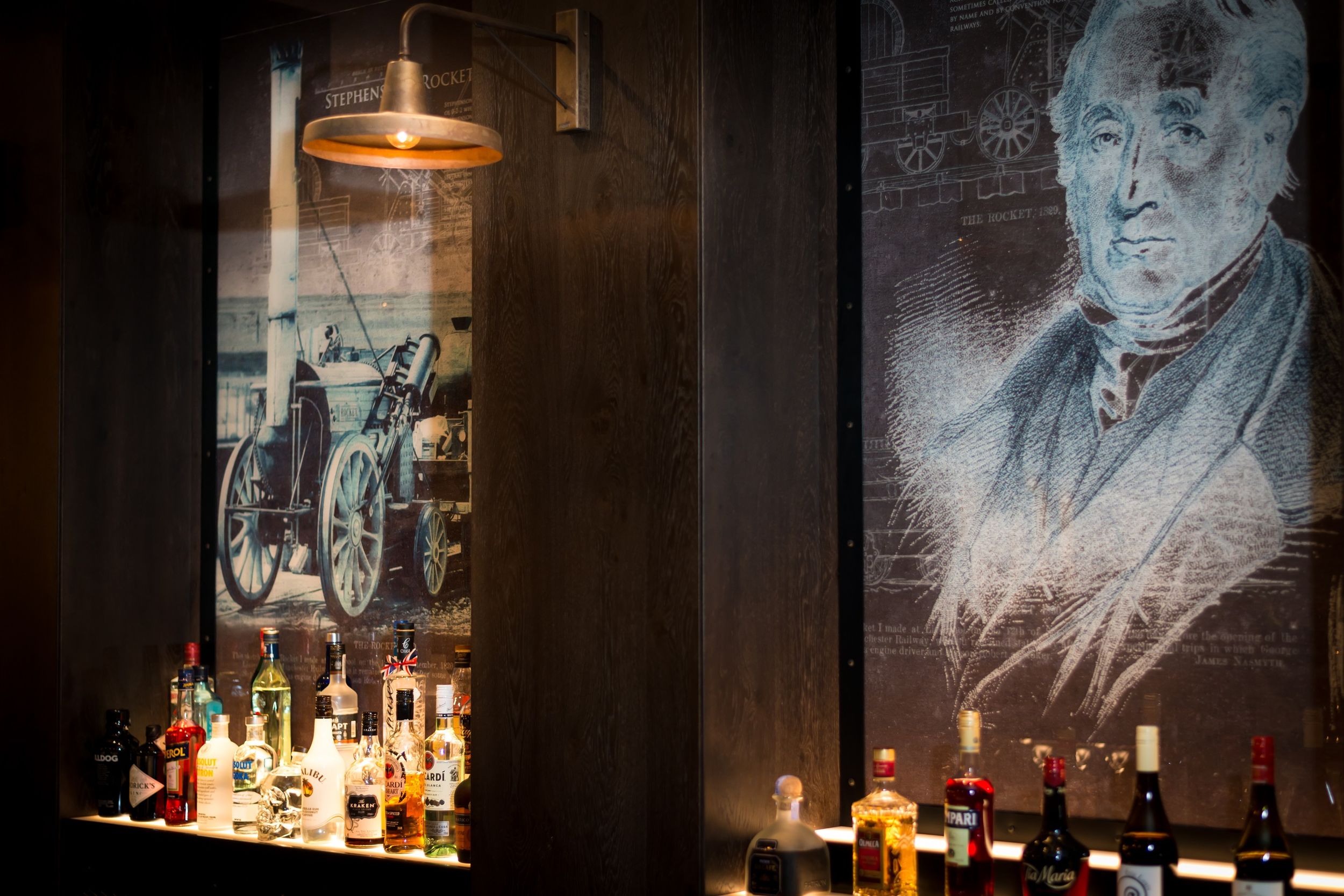 hotel Newcastle Motel One close-up of bar