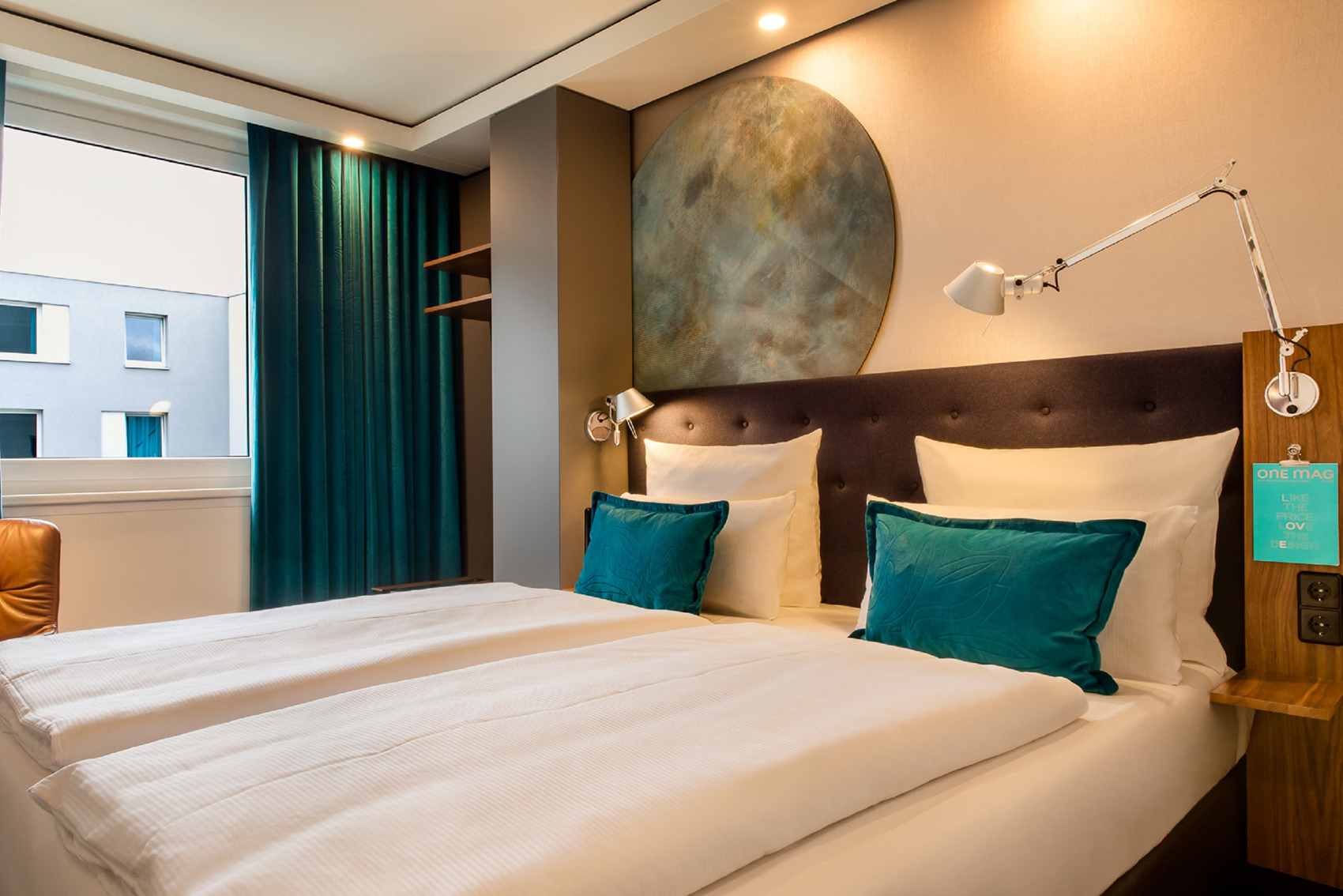 Designhotel Nürnberg Plärrer Motel One Zimmer Doppelbett