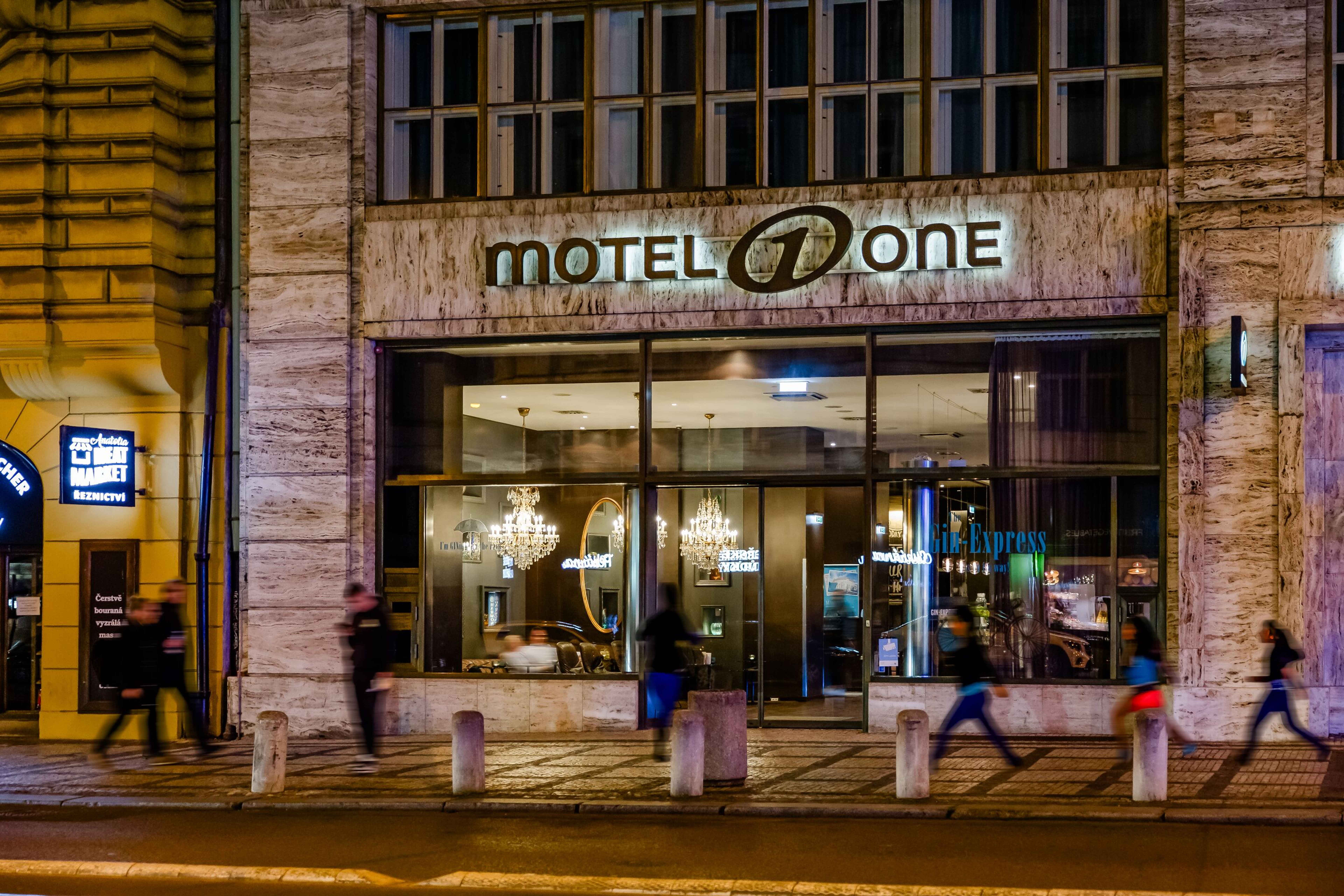 hotel Prague Florentinum Motel One facade hotel Prague Florentinum Motel One facade