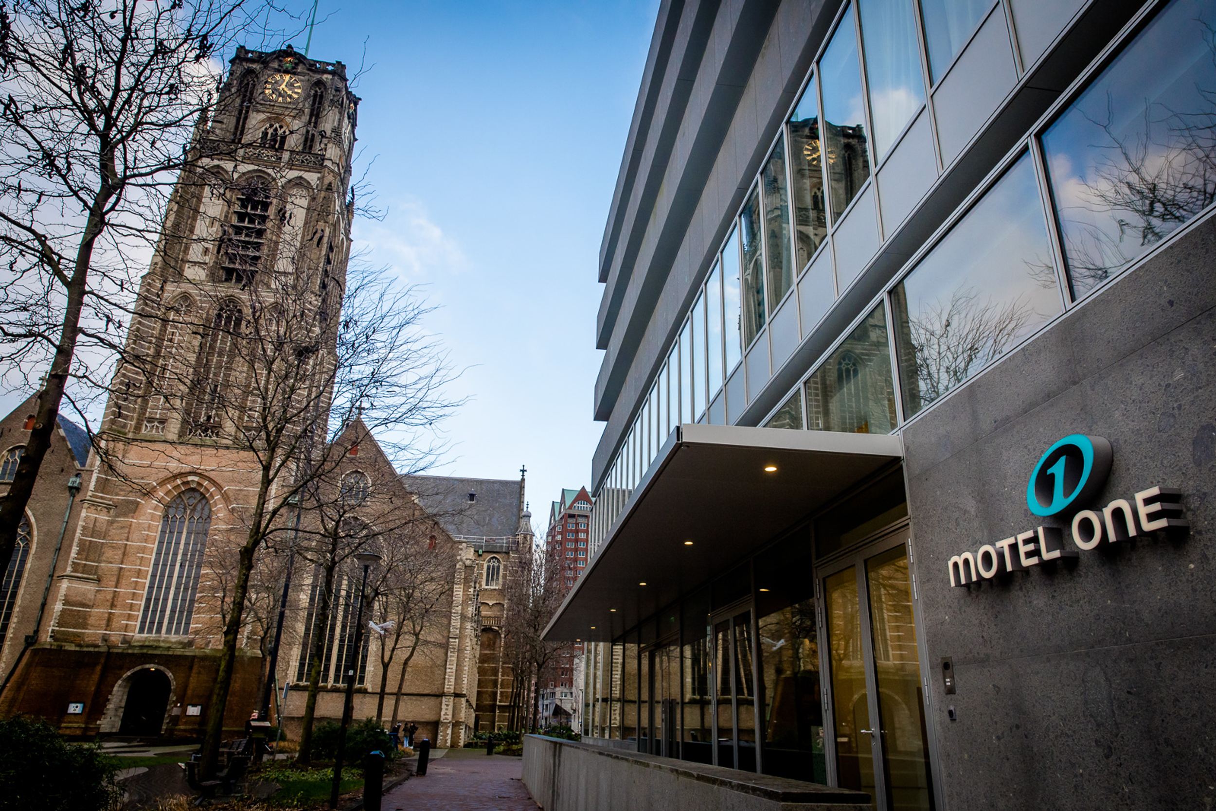 Hotel Rotterdam Motel One Fassade