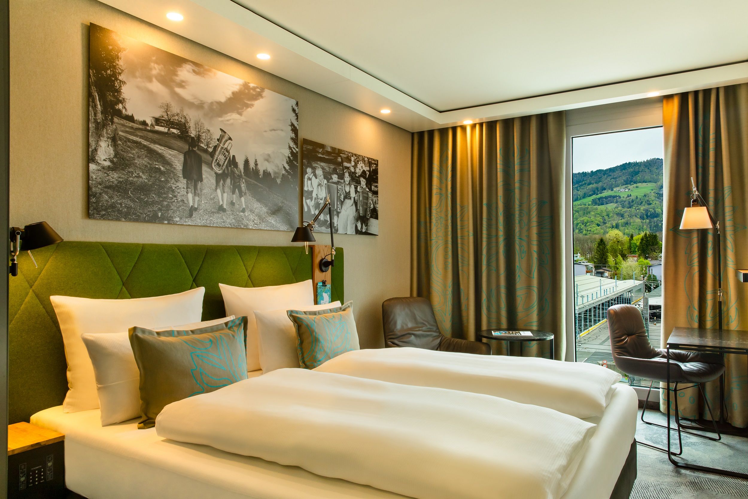 Hotel Salzburg Süd Motel One Doppelzimmer mit Aussicht