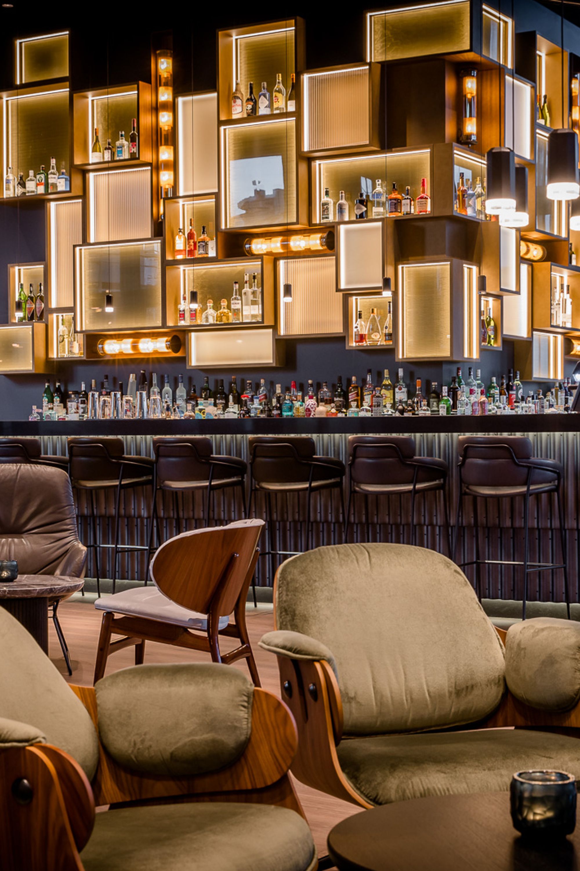 hotel Stuttgart Feuerbach Motel One bar and lounge