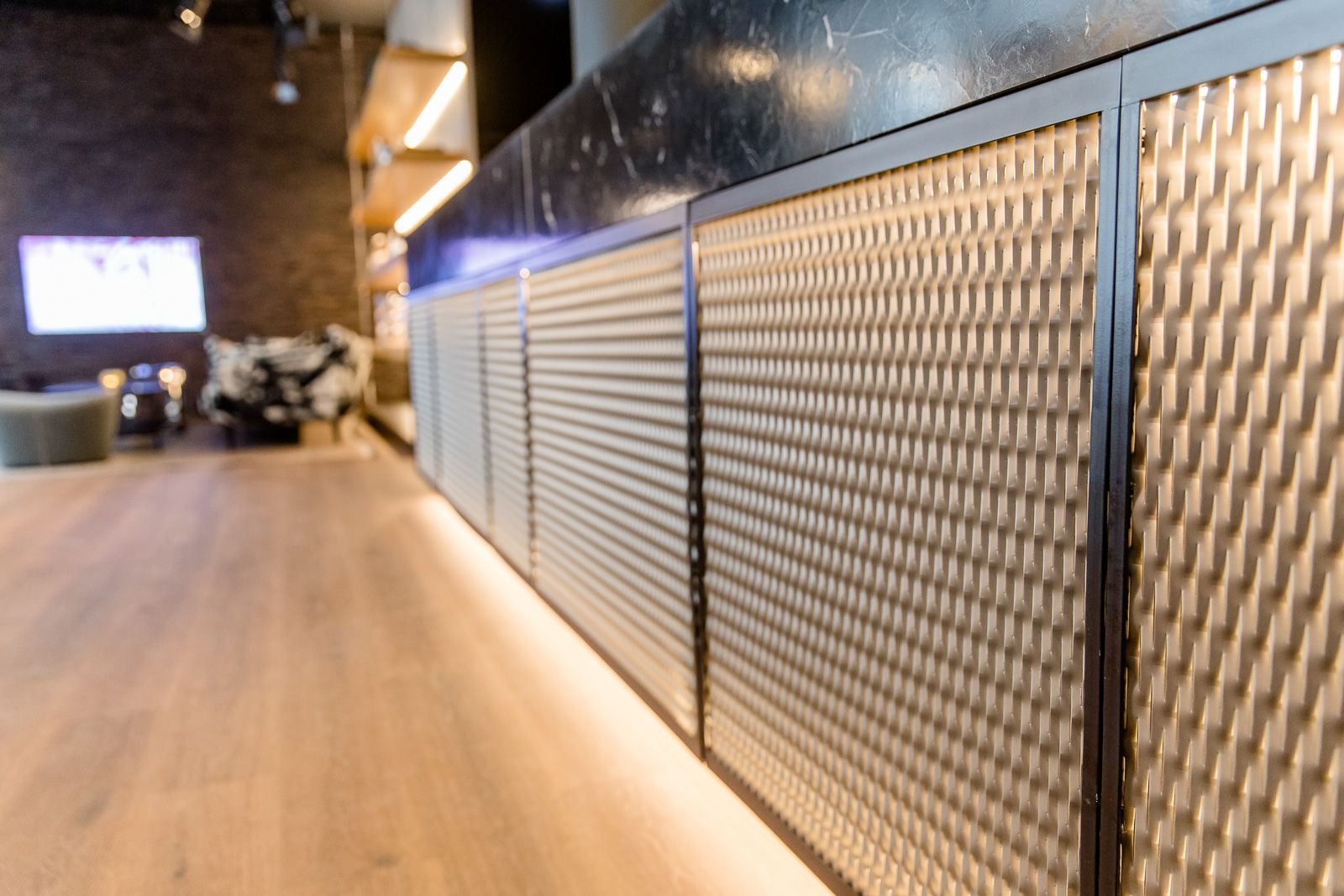 Hotel Stuttgart Mitte Motel One Nahaufnahme Rezeption