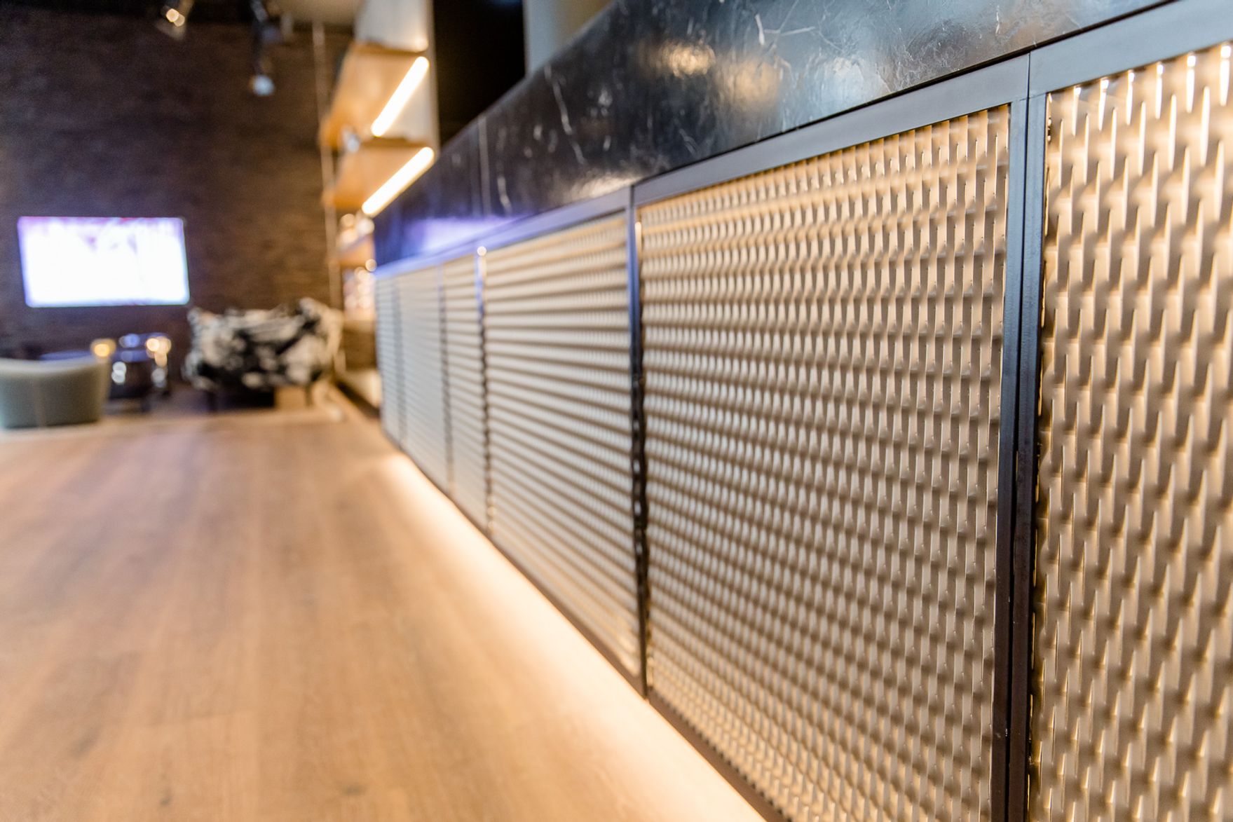 Hotel Stuttgart Mitte Motel One Nahaufnahme Rezeption
