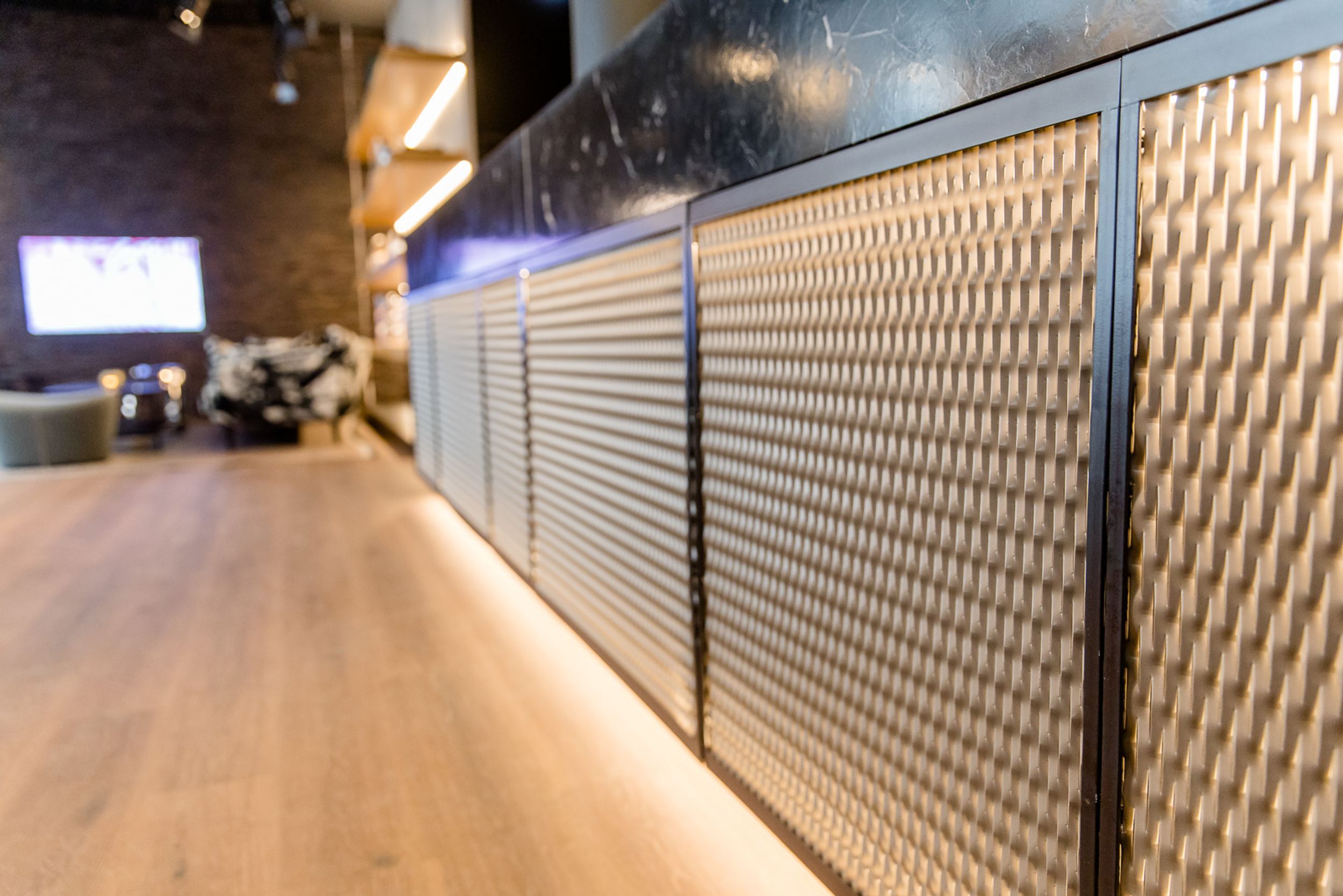 Hotel Stuttgart Mitte Motel One Nahaufnahme Rezeption