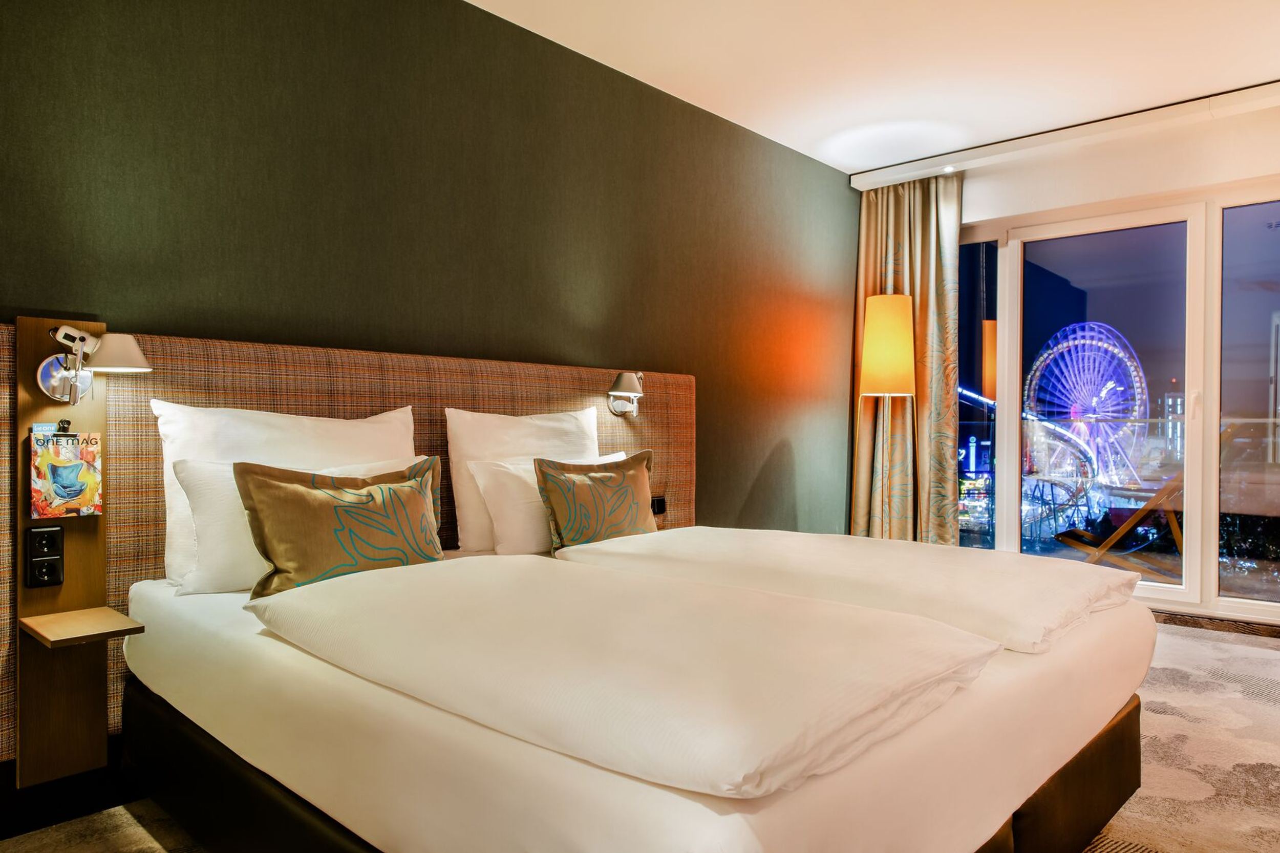 Designhotel Wien Prater Motel One Zimmer mit Doppelbett