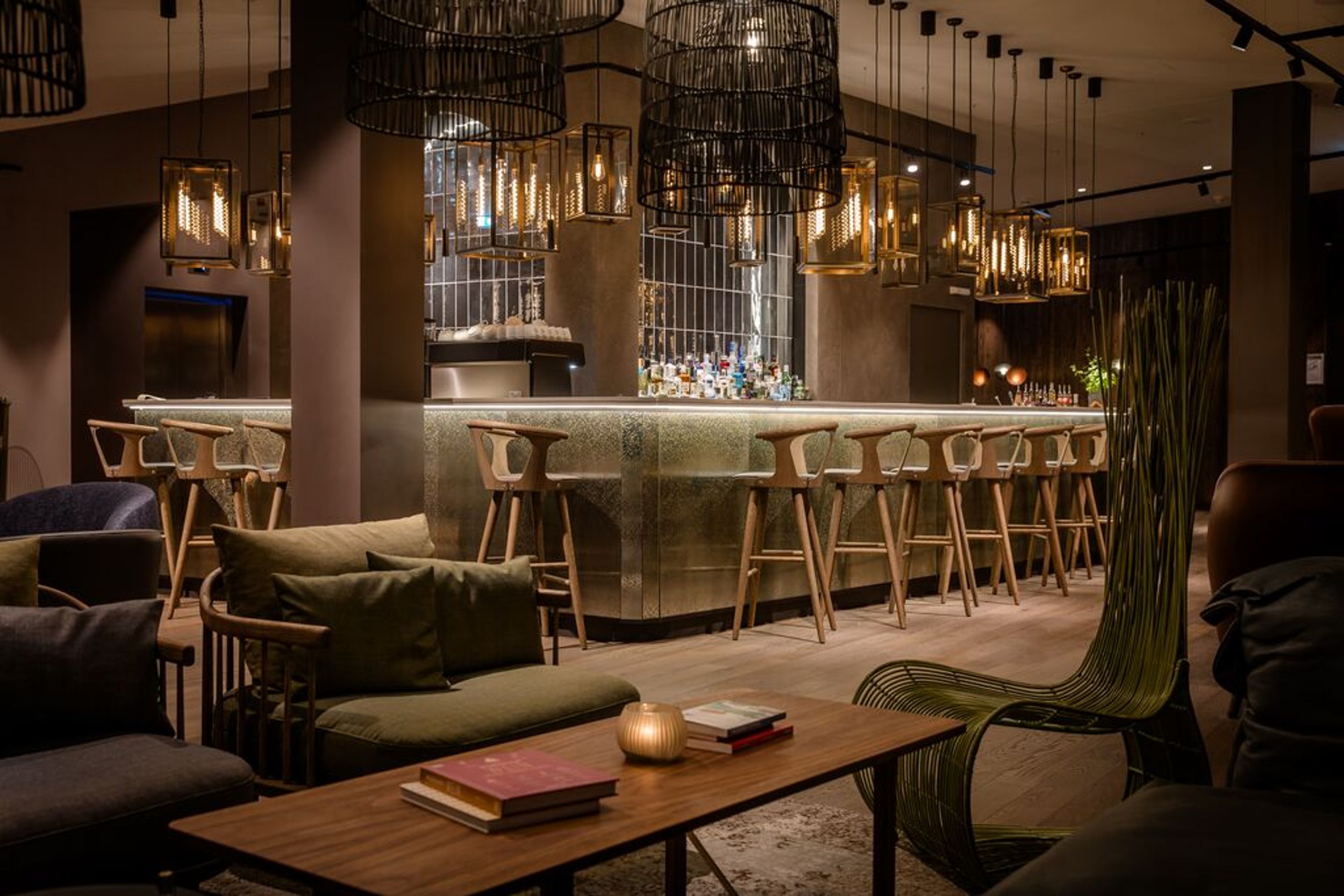 Hotel Würzburg Motel One bar area