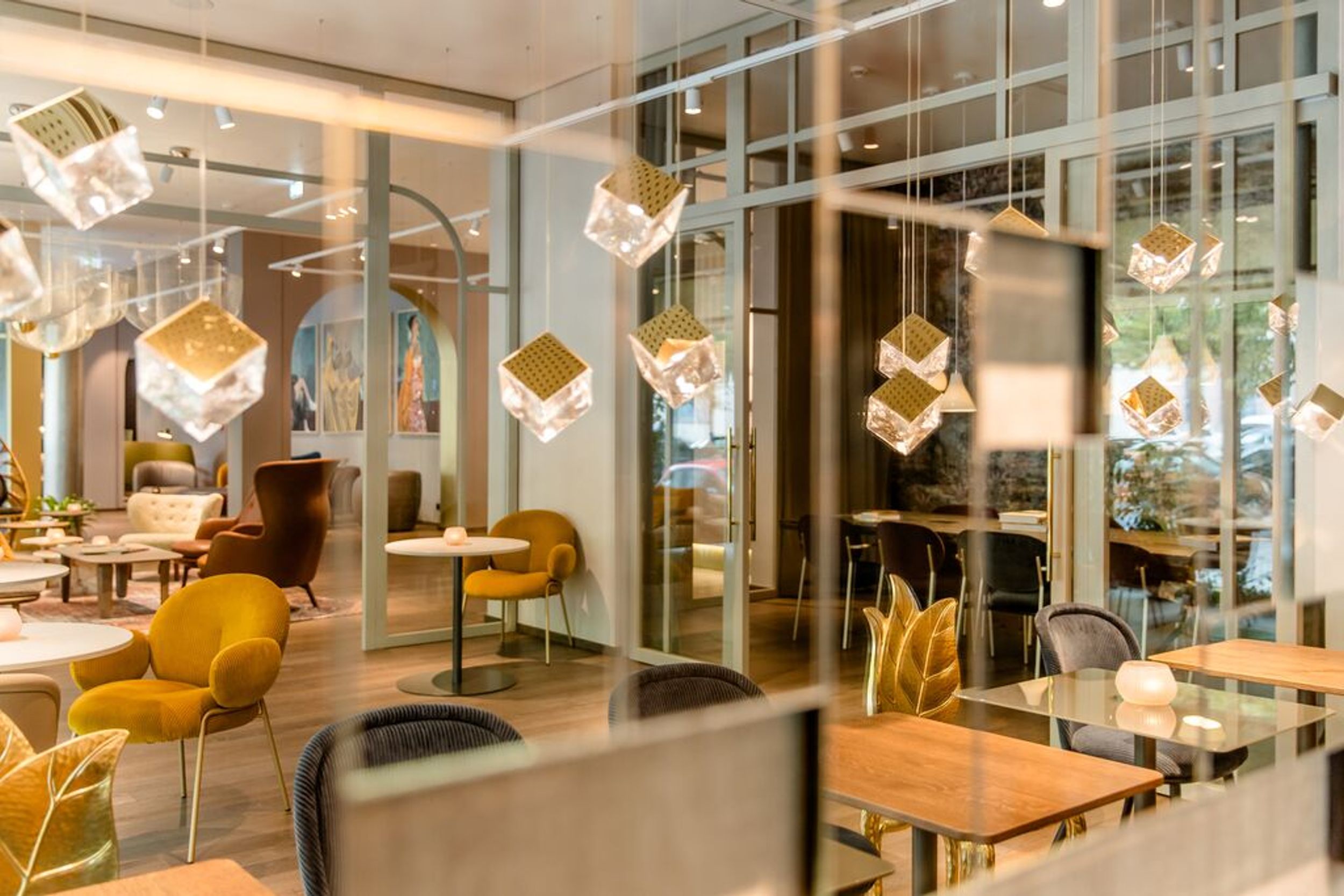 Hotel Würzburg Motel One bright lounge