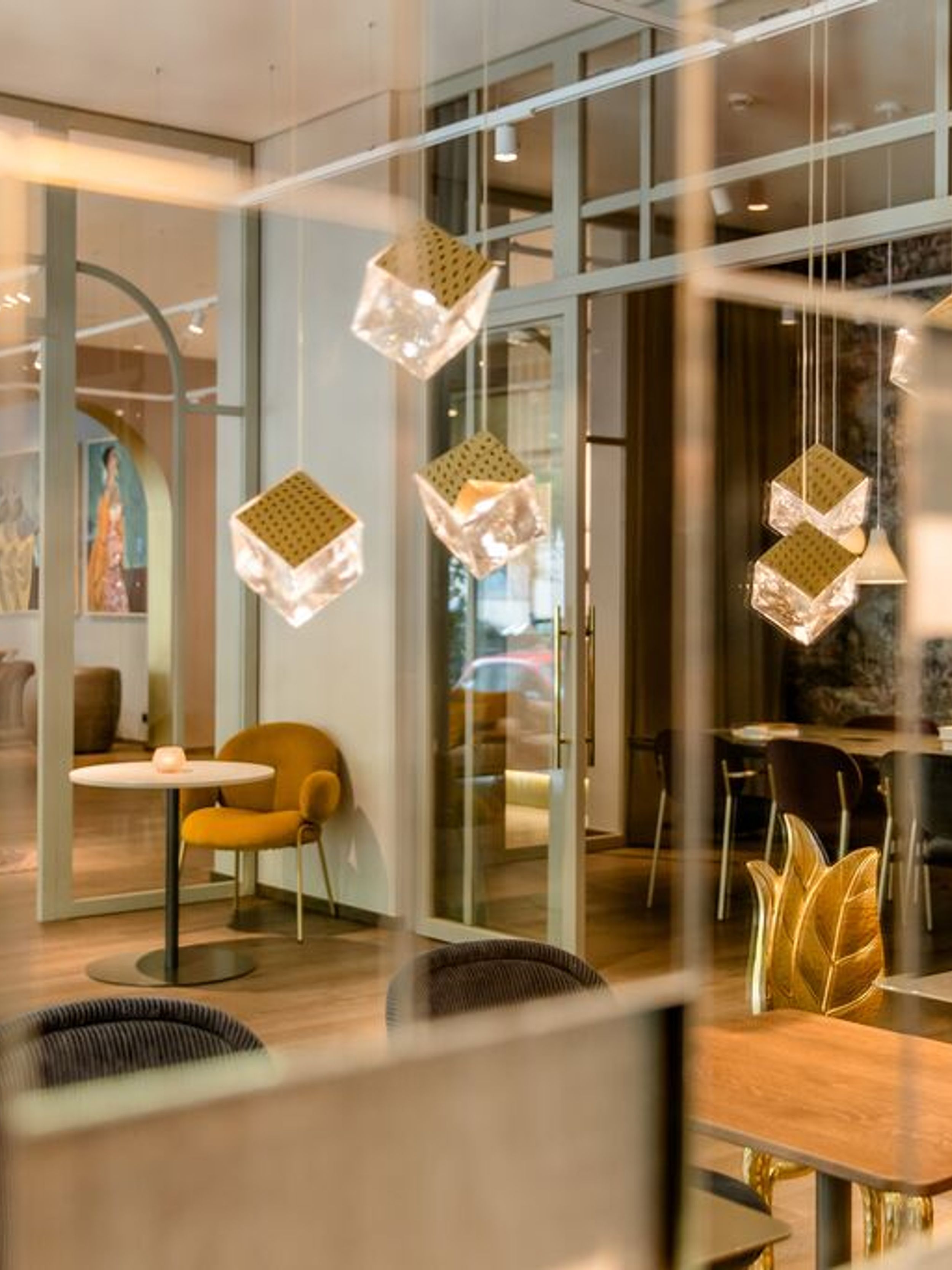 Hotel Würzburg Motel One helle Lounge