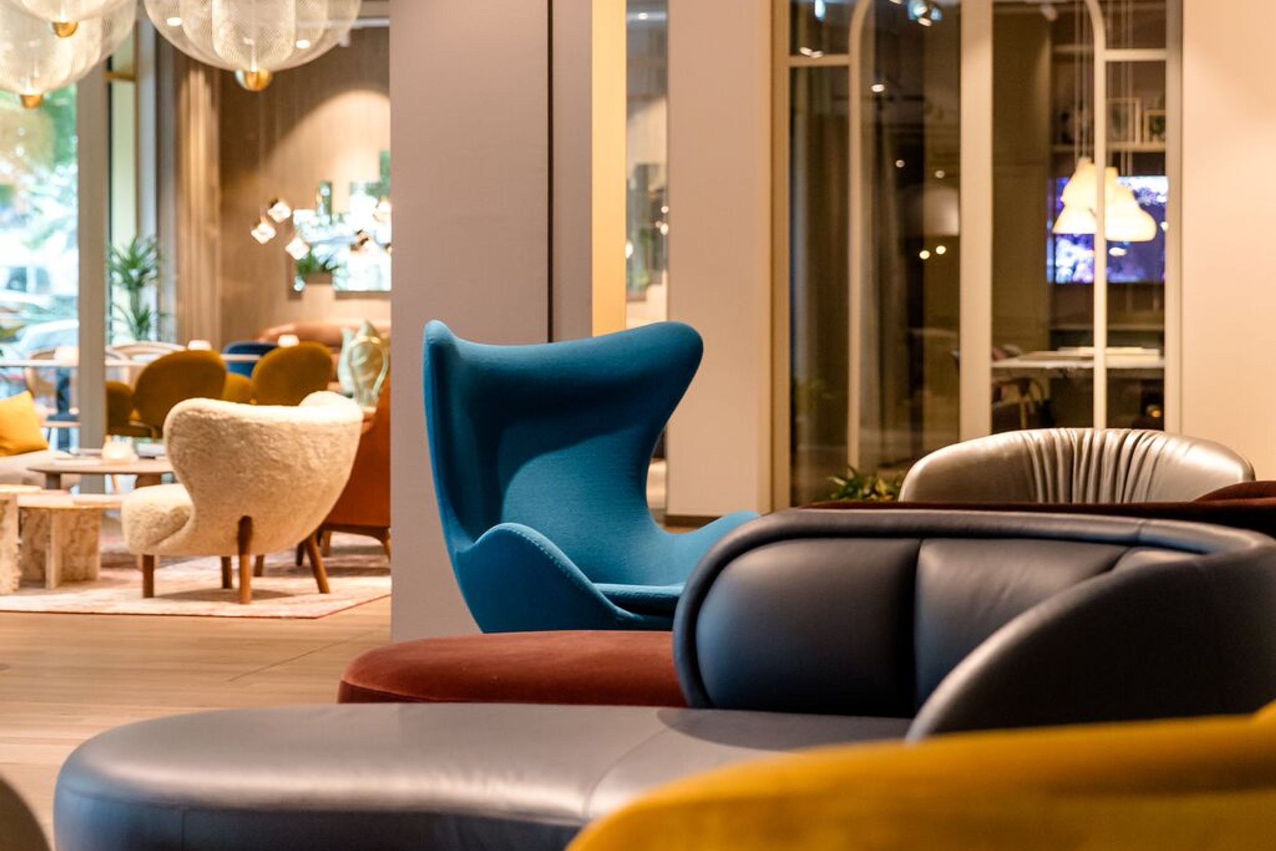 Designhotel Würzburg Motel One Loungebereich