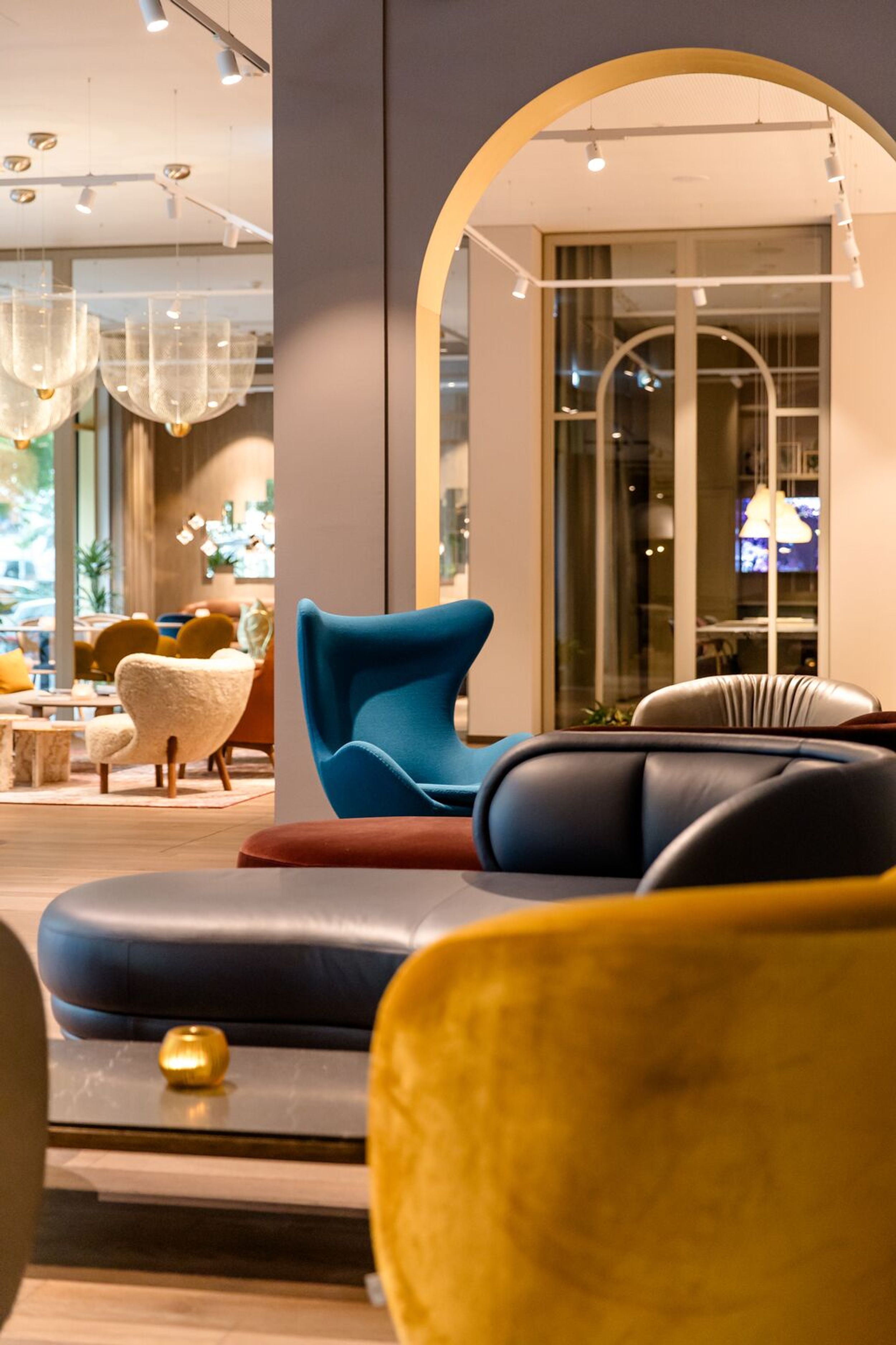 Designhotel Würzburg Motel One lounge area