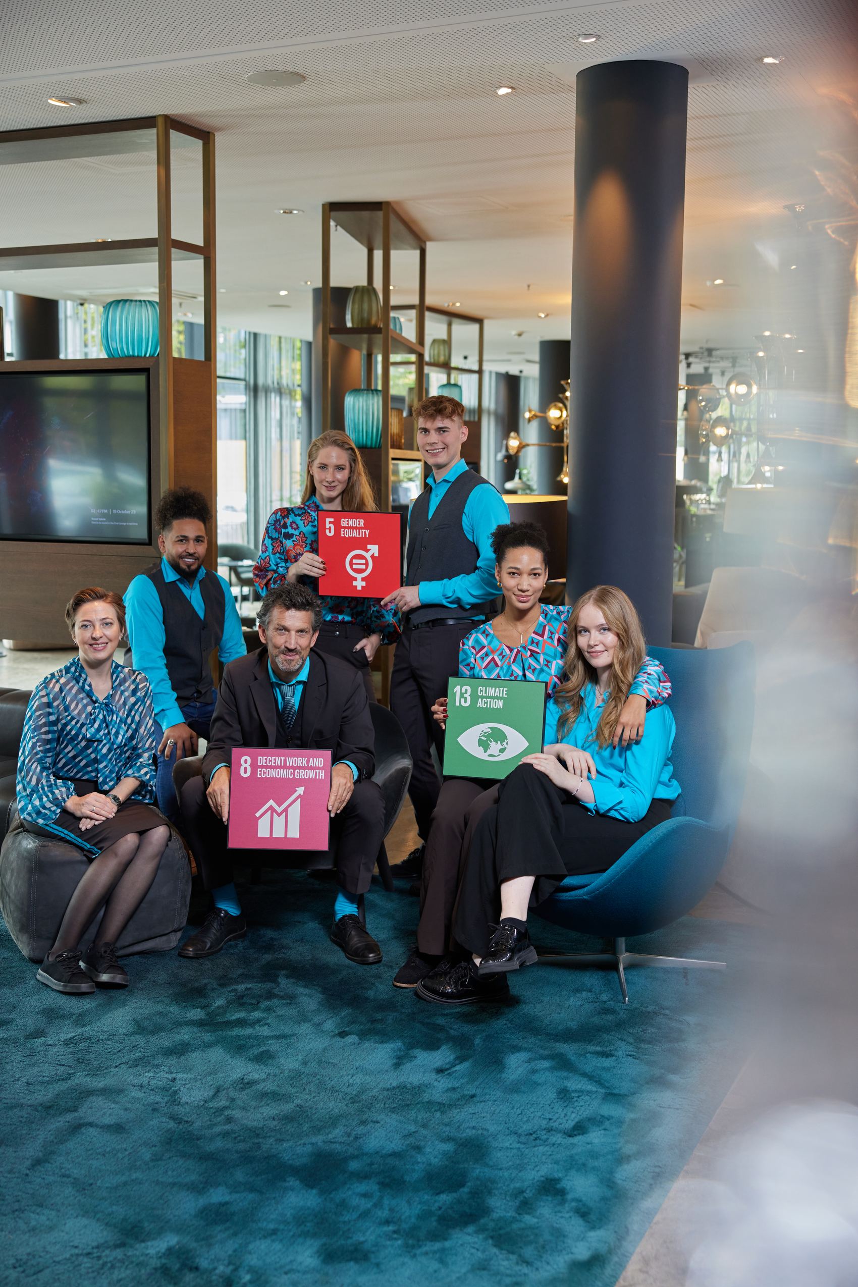 Motel One employees with Green Key certificates