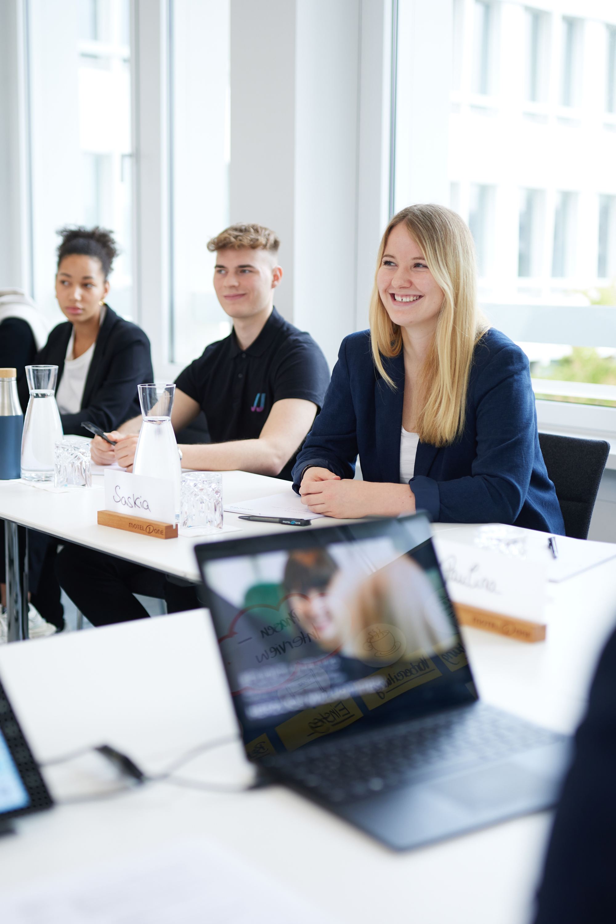 Motel One employees taking part on a training at One University