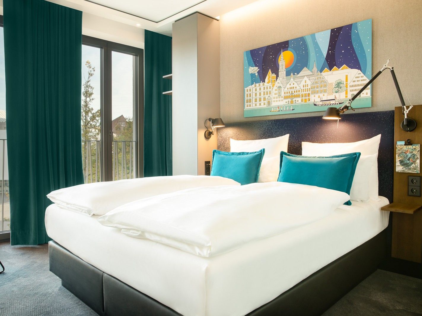 hotel Ulm Motel One room with double bed