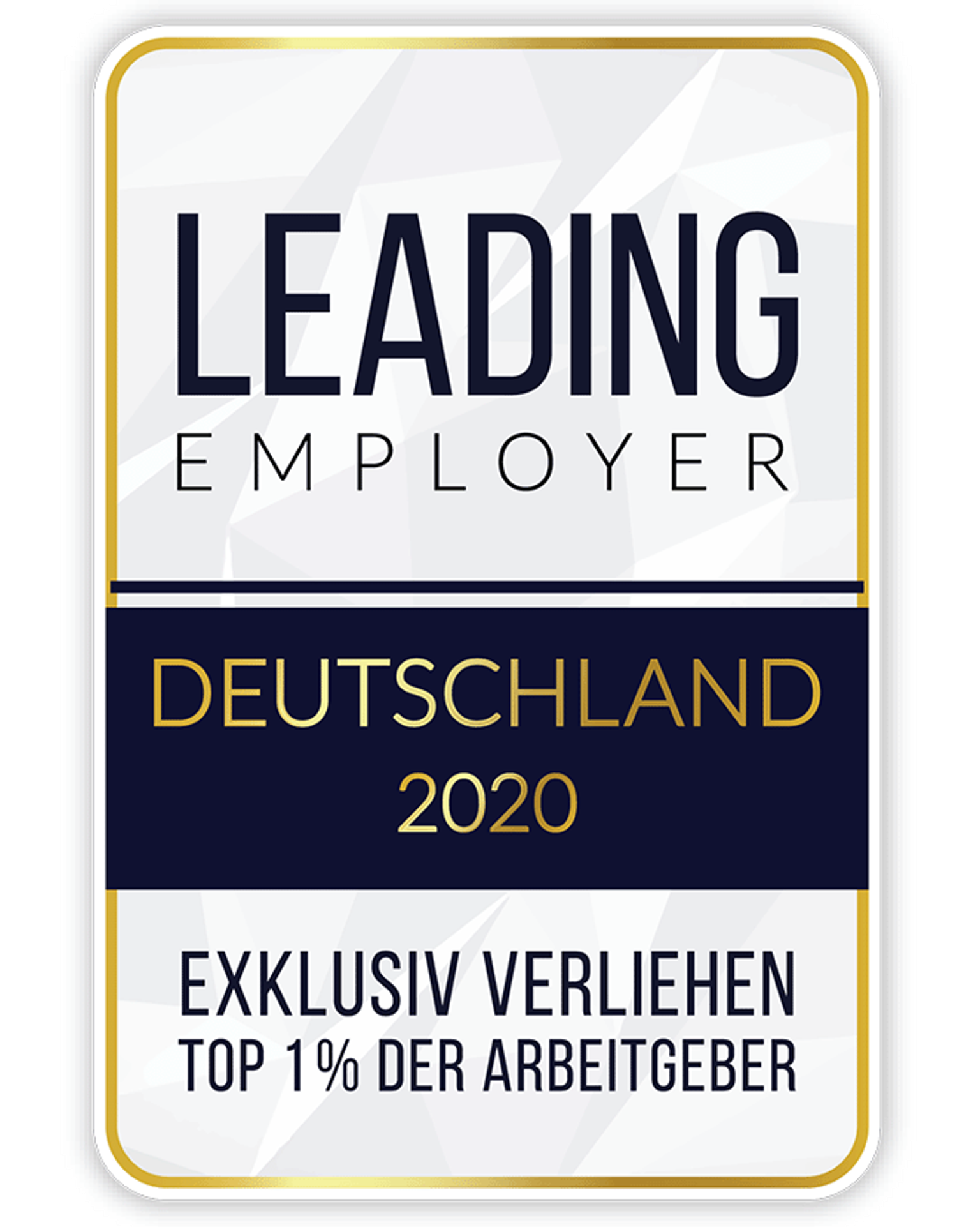 Leading employer award 2020