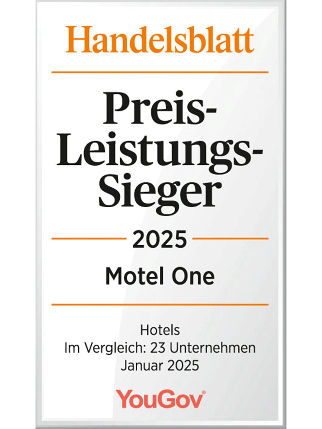 Preis Leistungs Sieger 2025 Motel One Handelsblatt