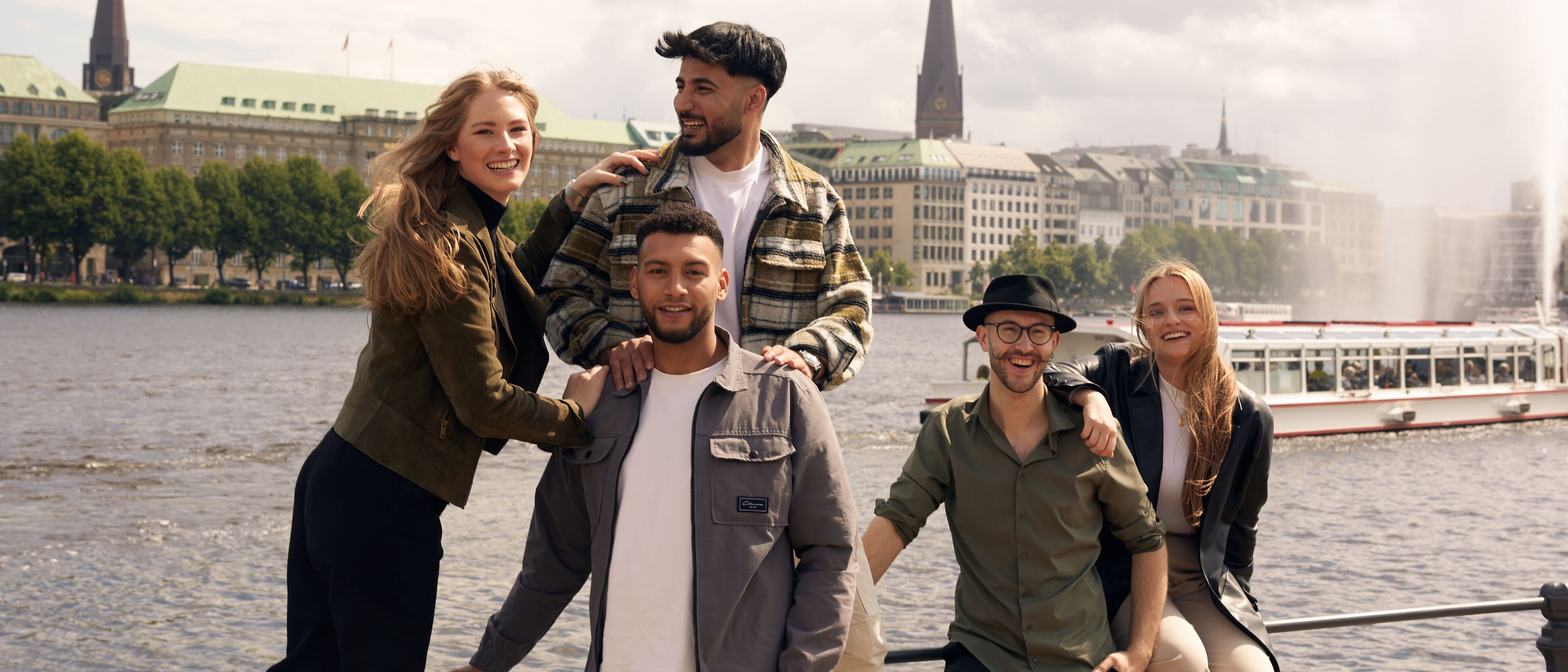 Motel One team in Hamburg at the harbour