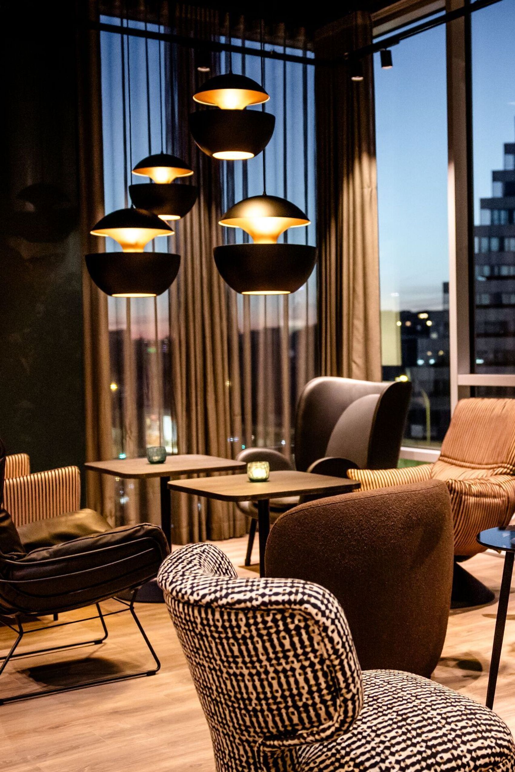 Hotel Paris Porte de Versailles Motel One Lounge Sonnenuntergang